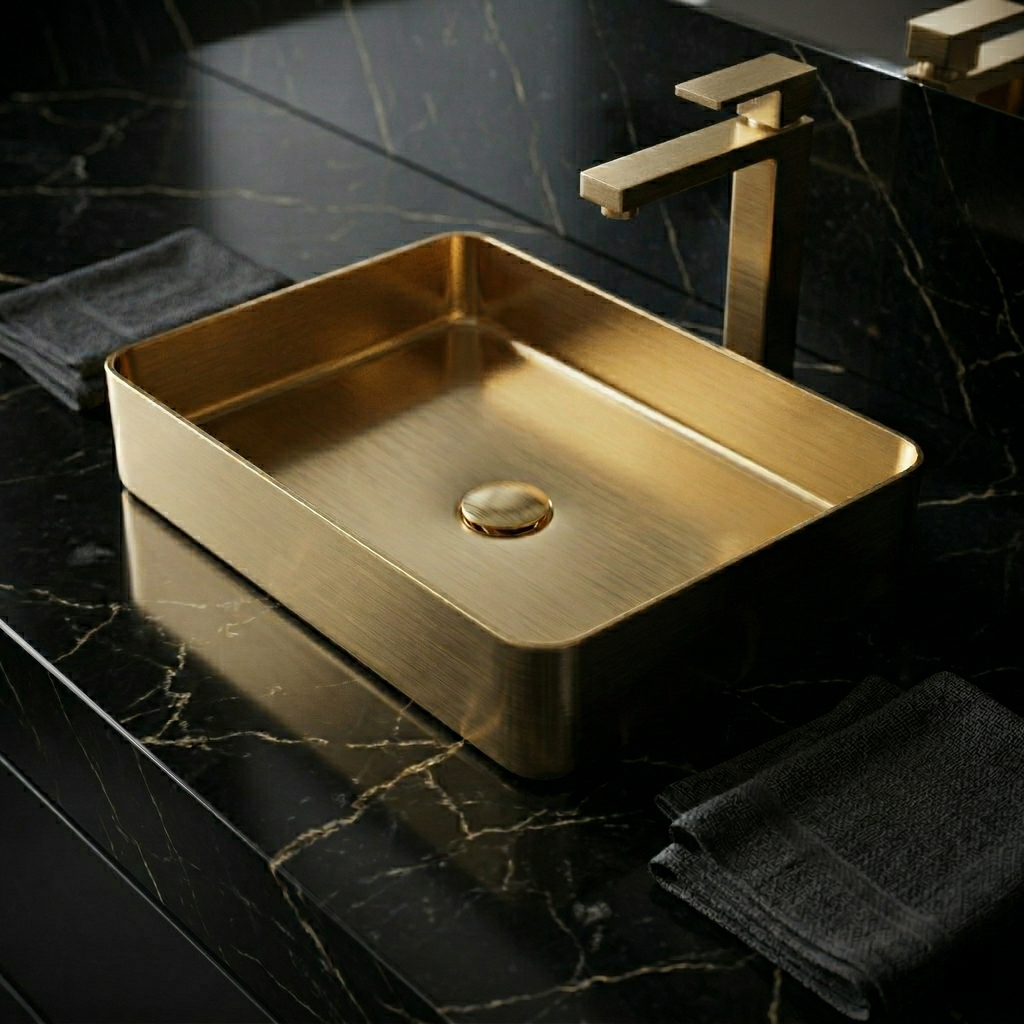 Aquaflo Edge Handcrafted Vessel Sink