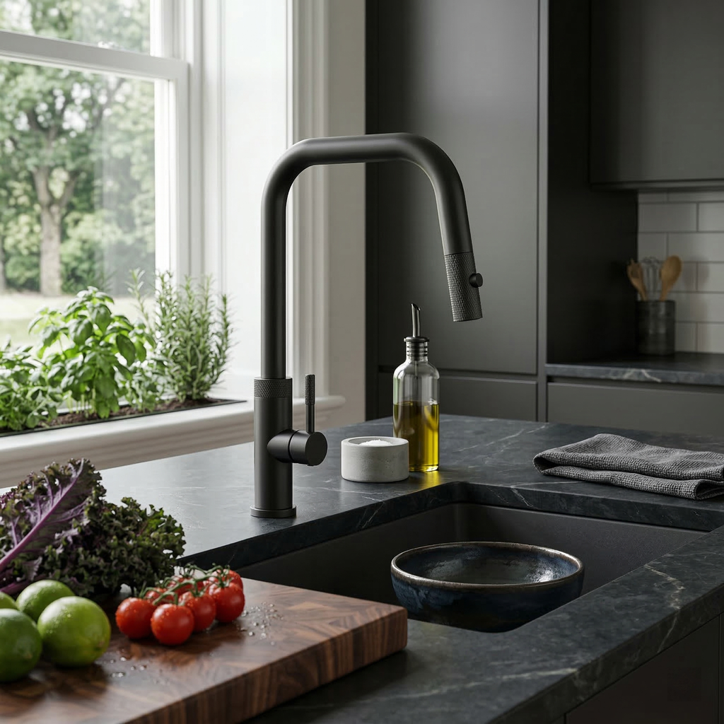 Aquaflo Winkel Pull-Down Kitchen Faucet