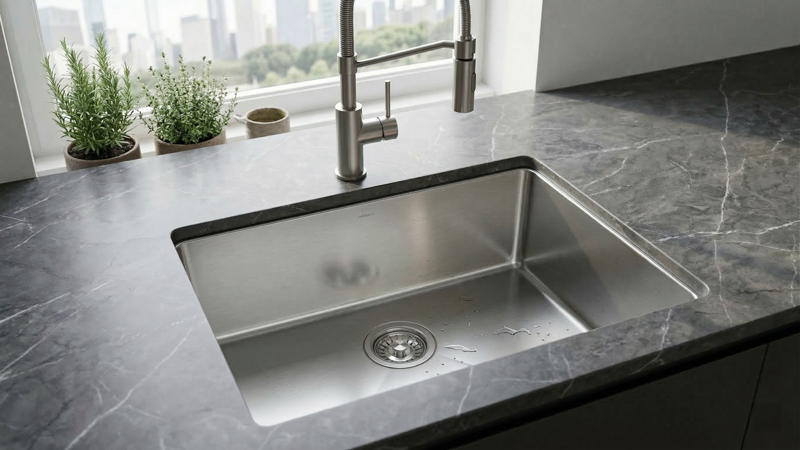 Aquaflo Essence Handcrafted Single Bowl Kitchen Sink KSE3019