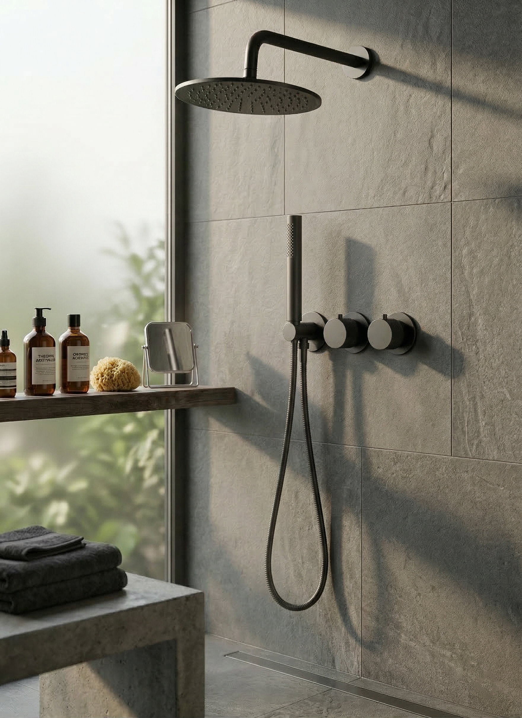 Aquaflo Dia 2-Way Thermostatic Shower System