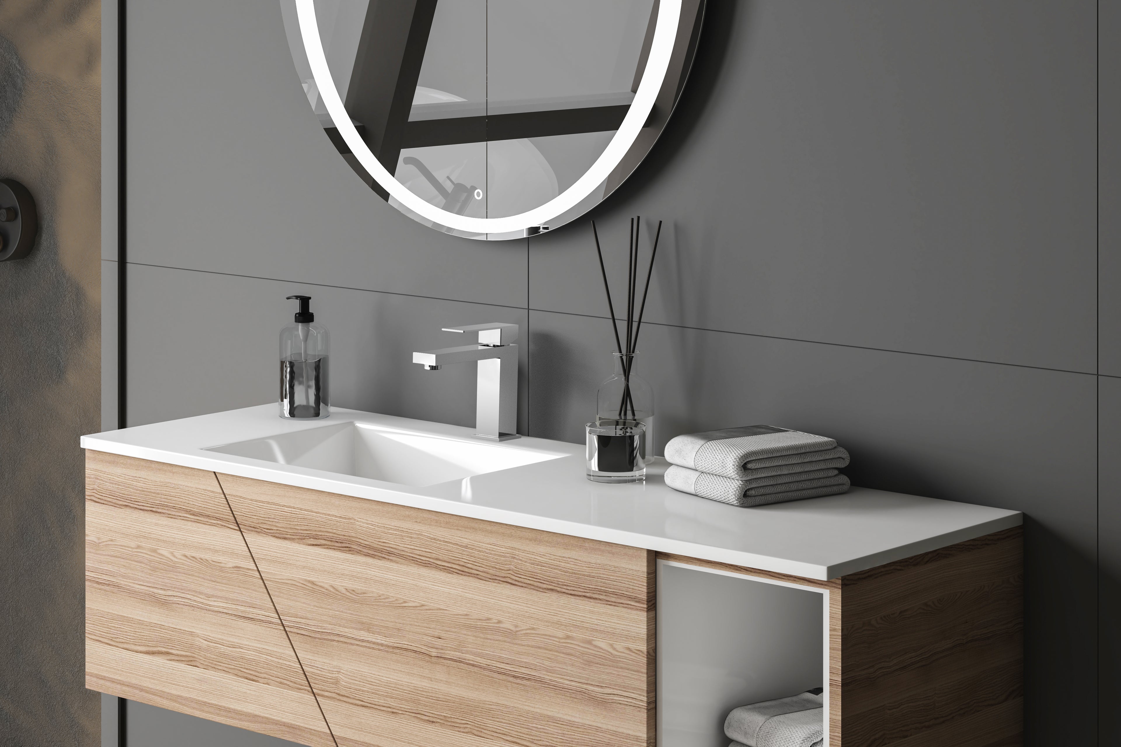 Aquaflo Kent Single-Hole Bathroom Faucet BFK01