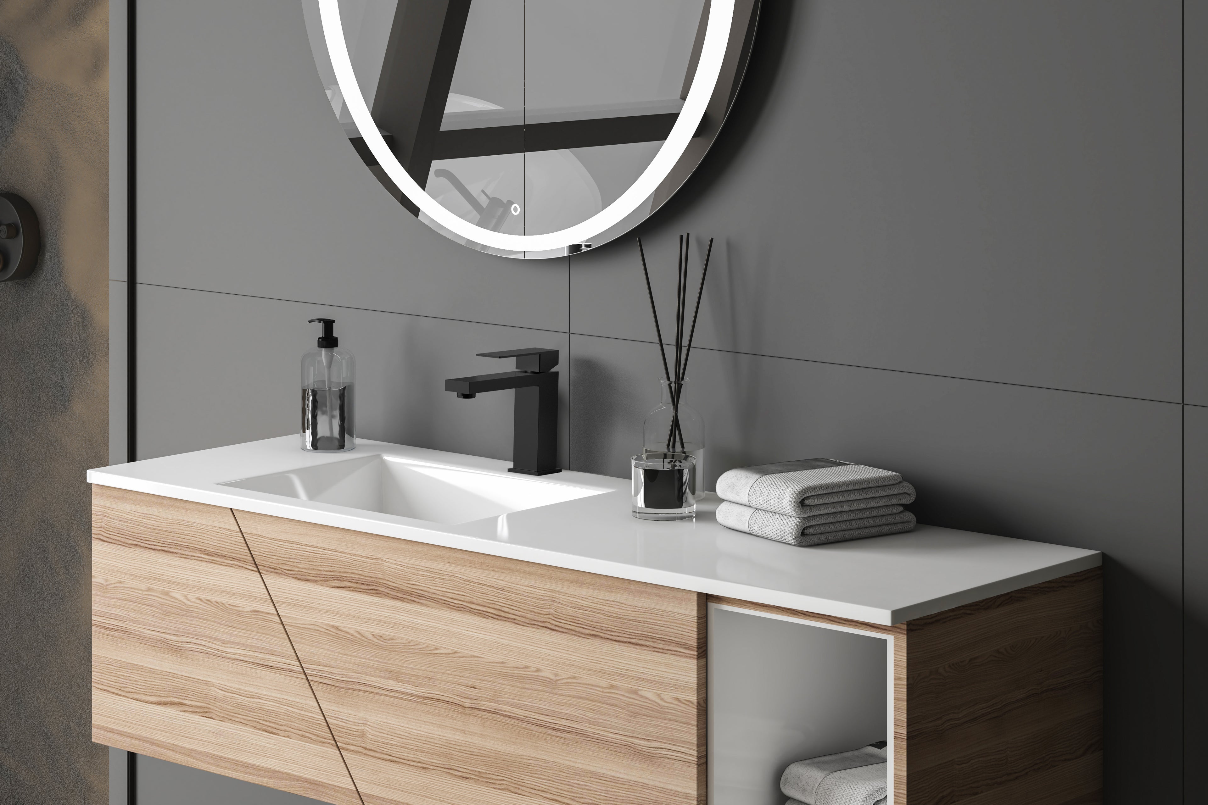Aquaflo Kent Single-Hole Bathroom Faucet BFK01