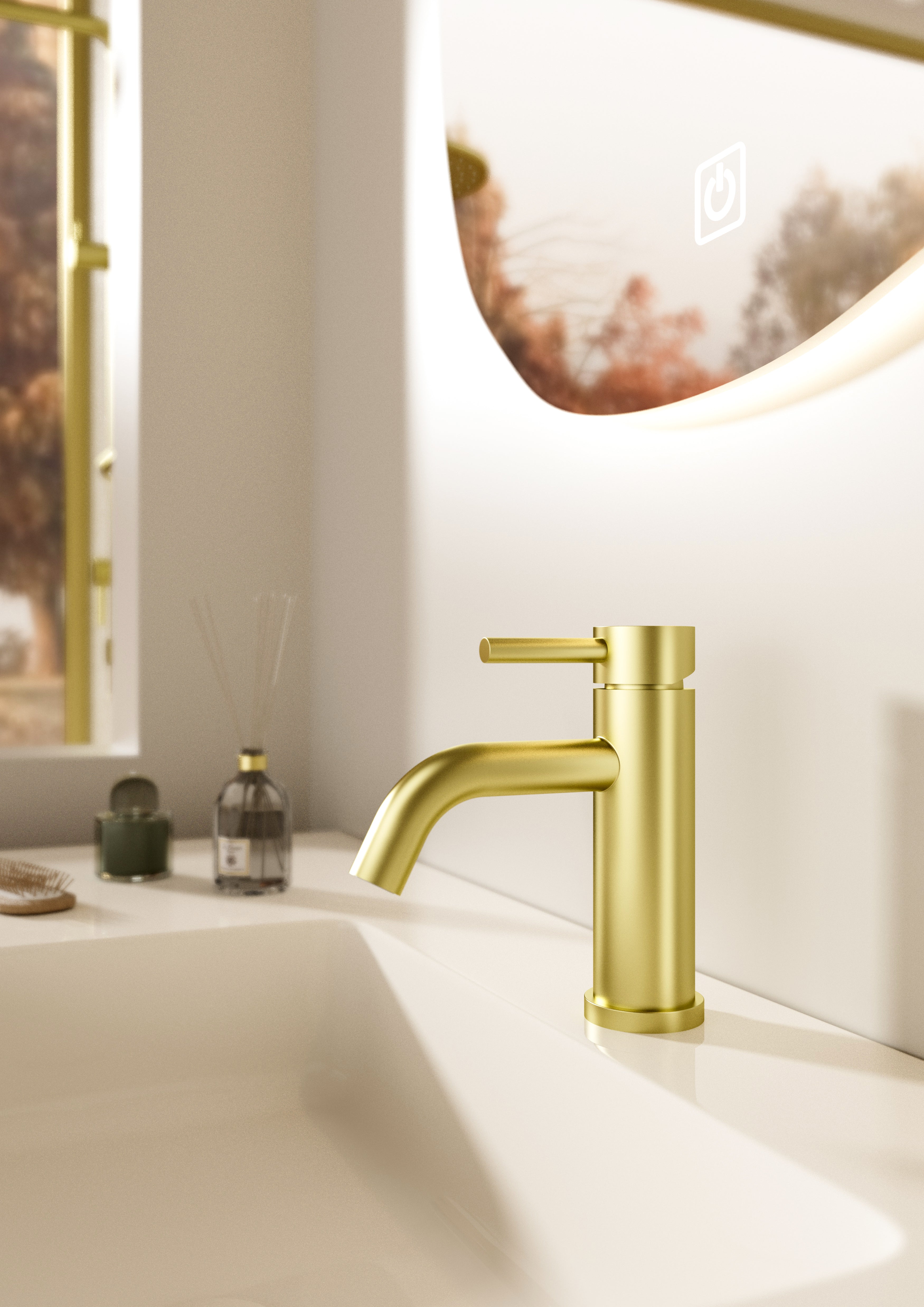 Aquaflo Rund Single-Hole Bathroom Faucet