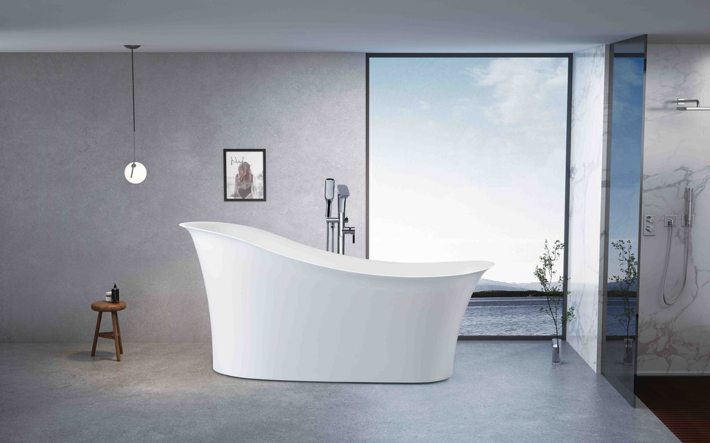 Aquaflo Eleganza 67"x32" Freestanding Bathtub