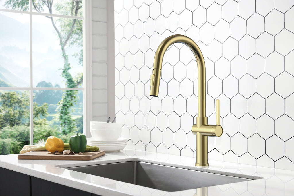 Aquaflo Glanz Pull-Down Kitchen Faucet