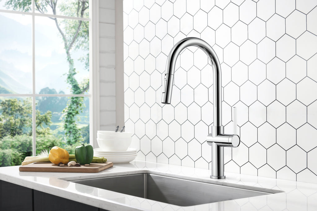 Aquaflo Glanz Pull-Down Kitchen Faucet