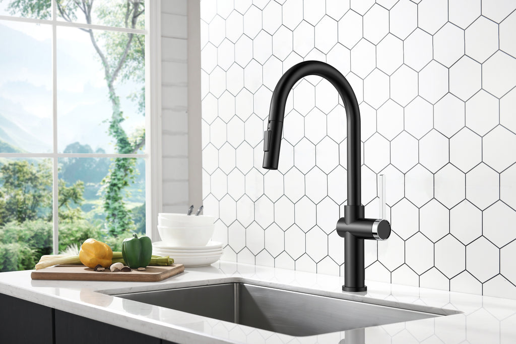 Aquaflo Glanz Pull-Down Kitchen Faucet