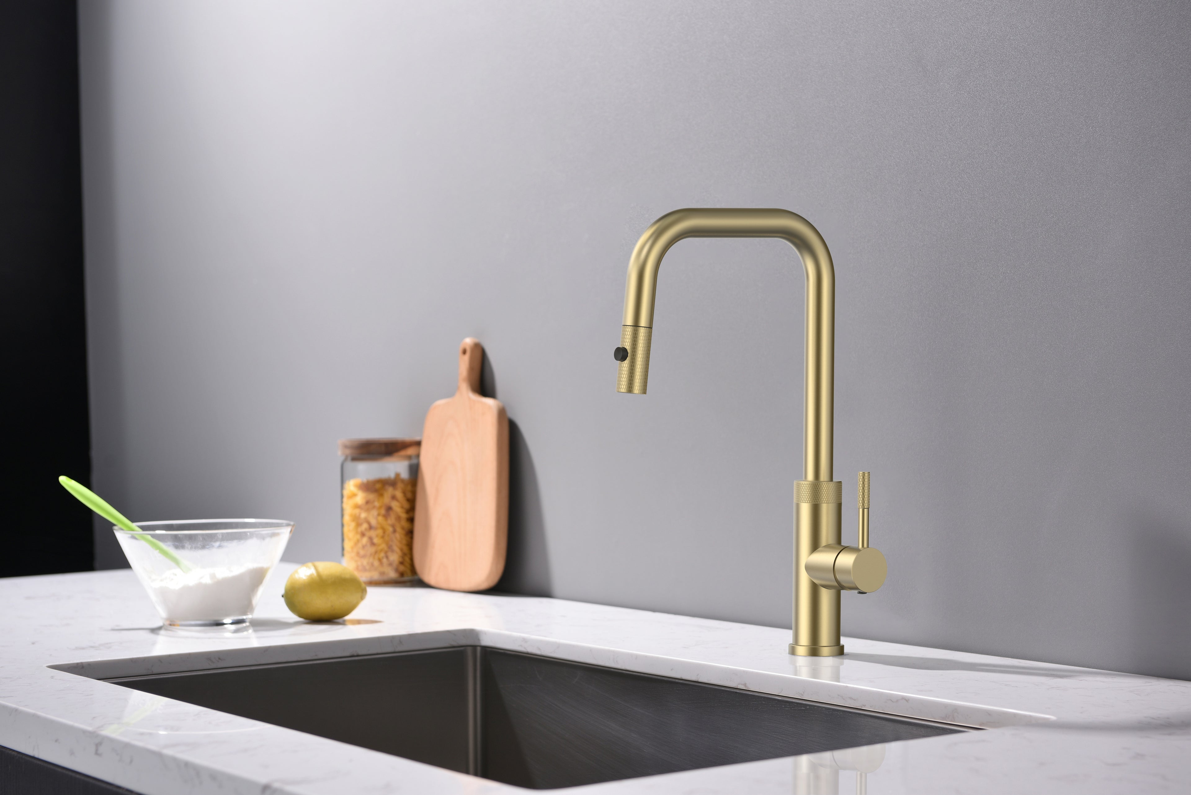 Aquaflo Winkel Pull-Down Kitchen Faucet