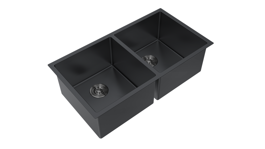 Aquaflo Essence Handcrafted Double Bowl Kitchen Sink KSE23319