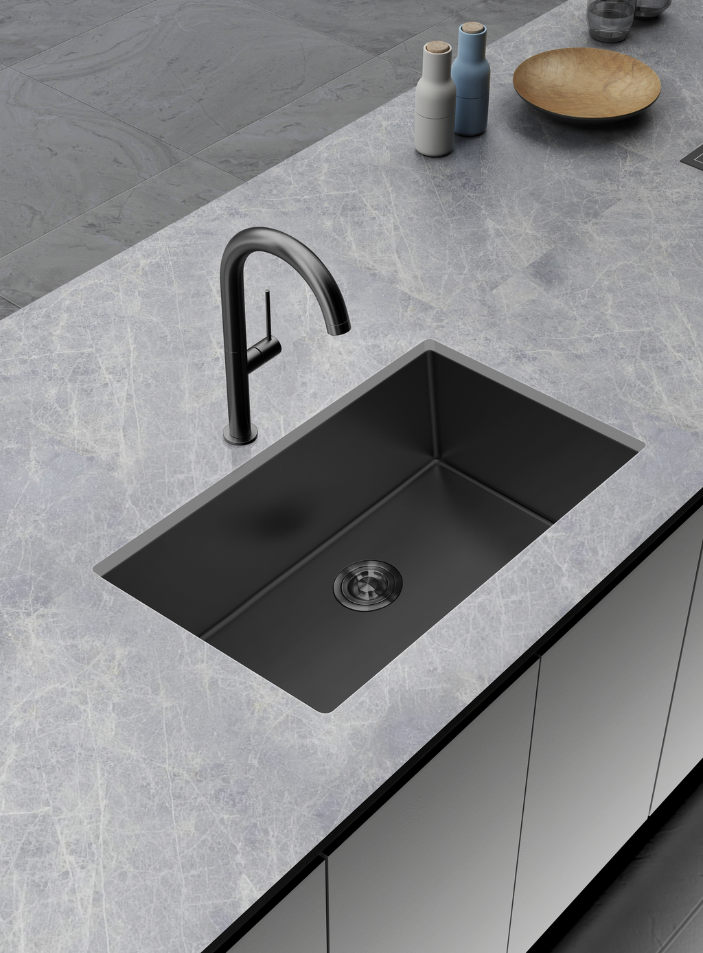 Aquaflo Essence Handcrafted Single Bowl Kitchen Sink KSE3019