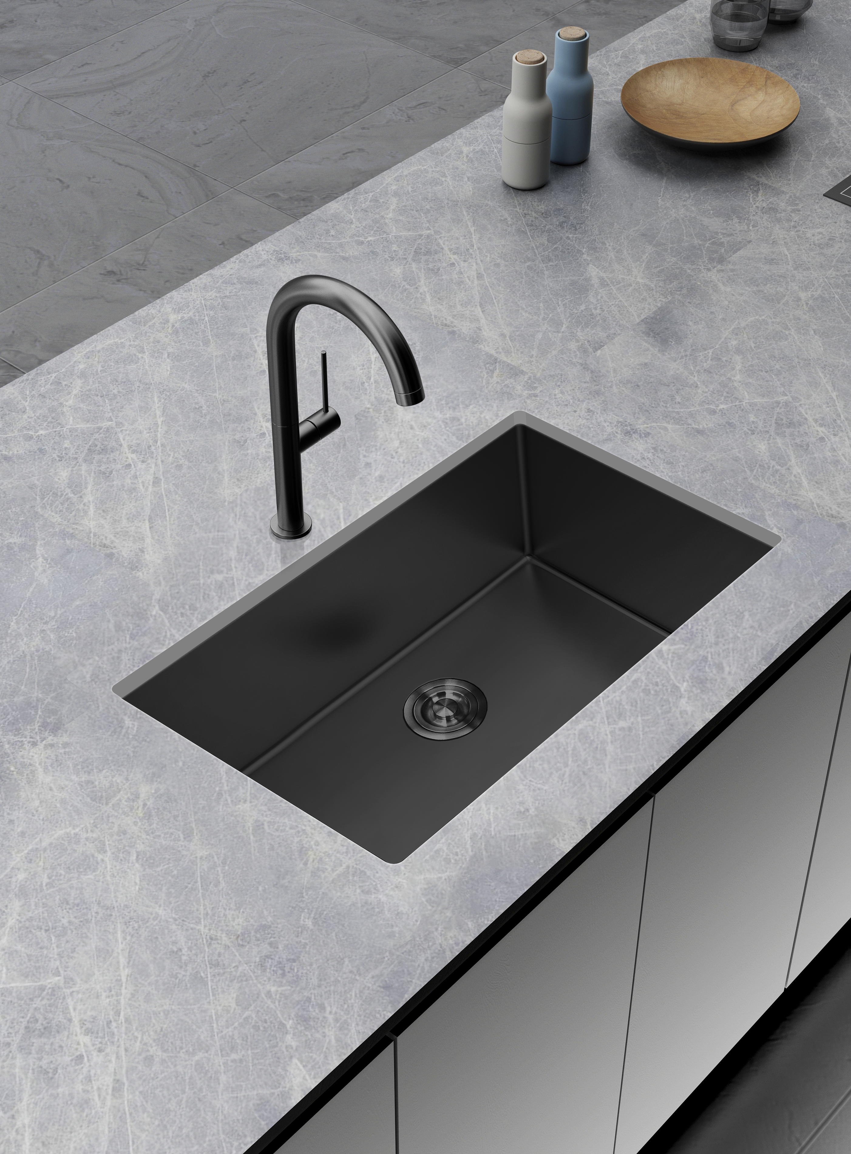 Aquaflo Essence Handcrafted Single Bowl Kitchen Sink KSE3019