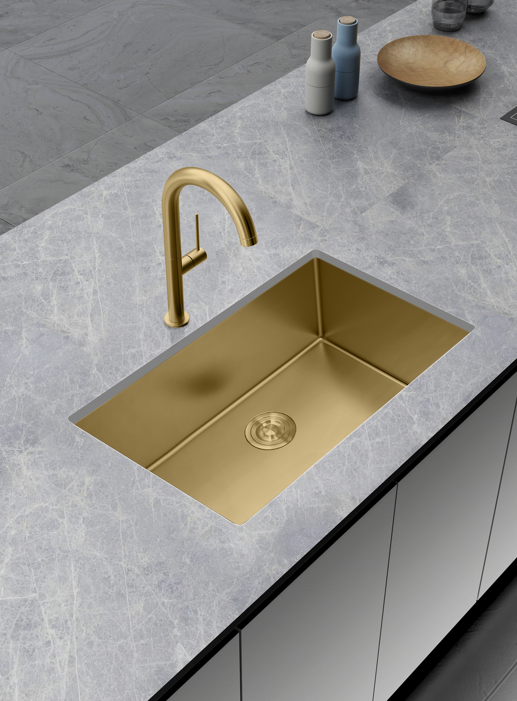 Aquaflo Essence Handcrafted Single Bowl Kitchen Sink KSE3019