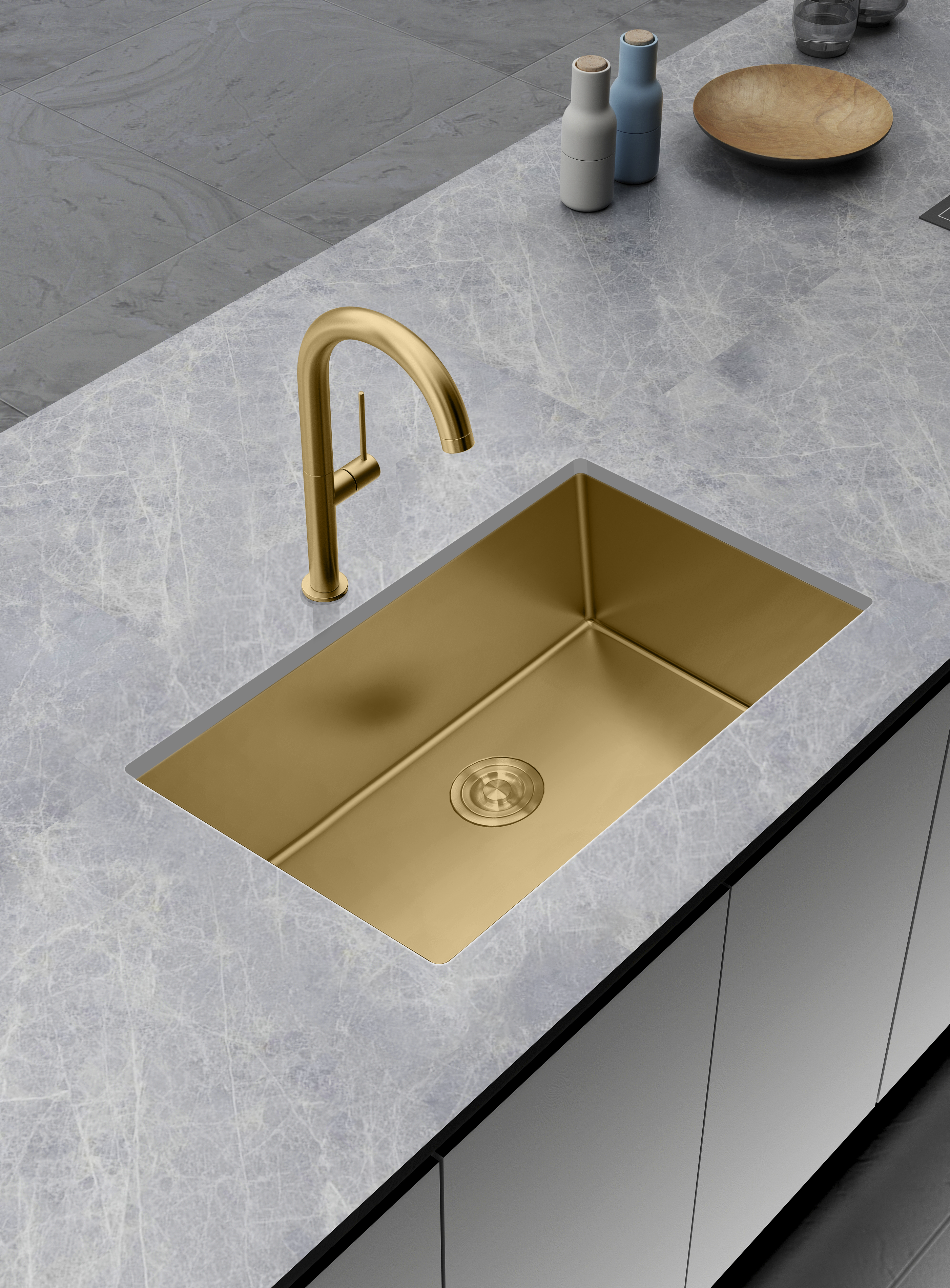 Aquaflo Essence Handcrafted Single Bowl Kitchen Sink KSE3019