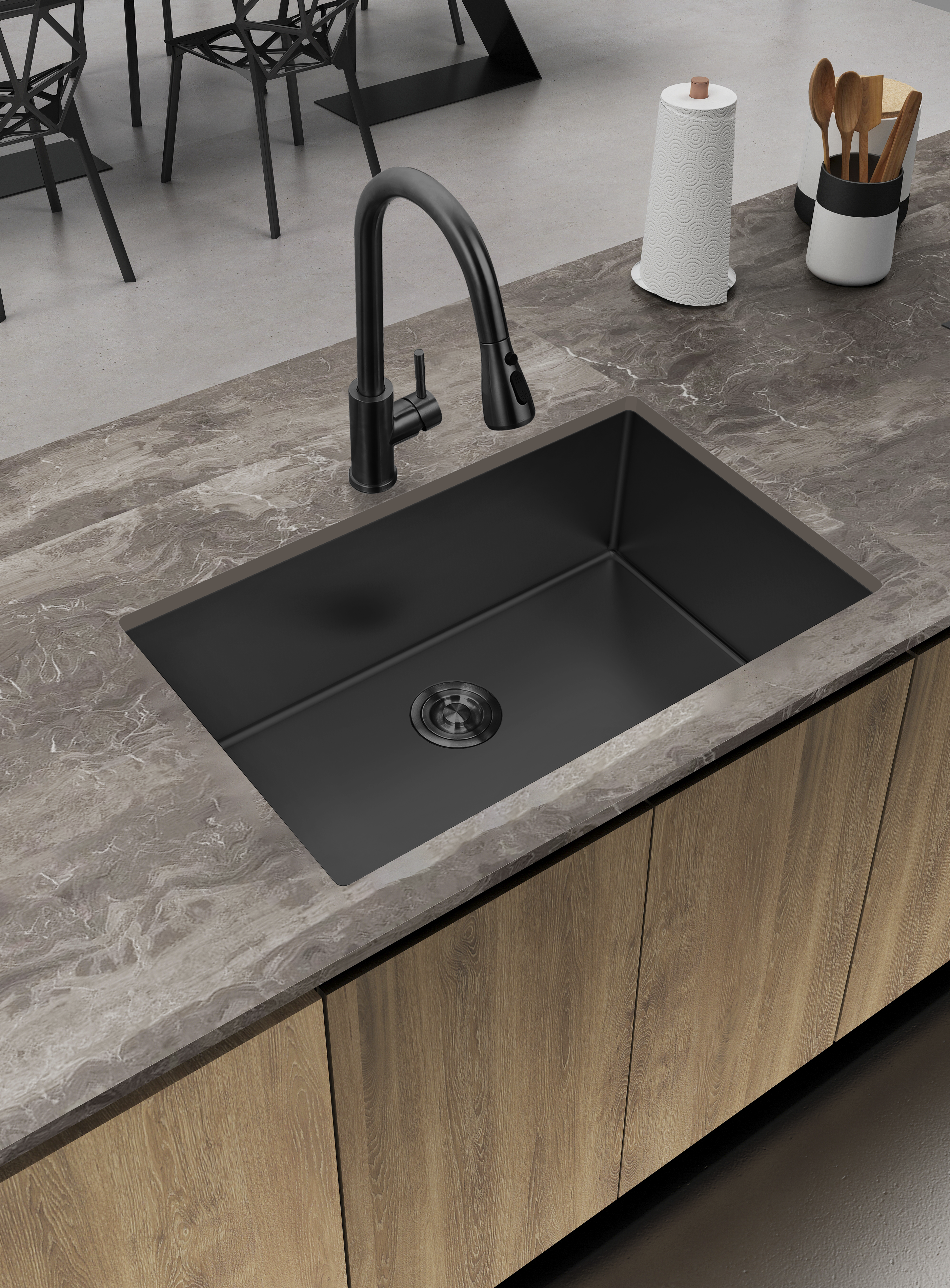 Aquaflo Essence Handcrafted Single Bowl Kitchen Sink KSE3319