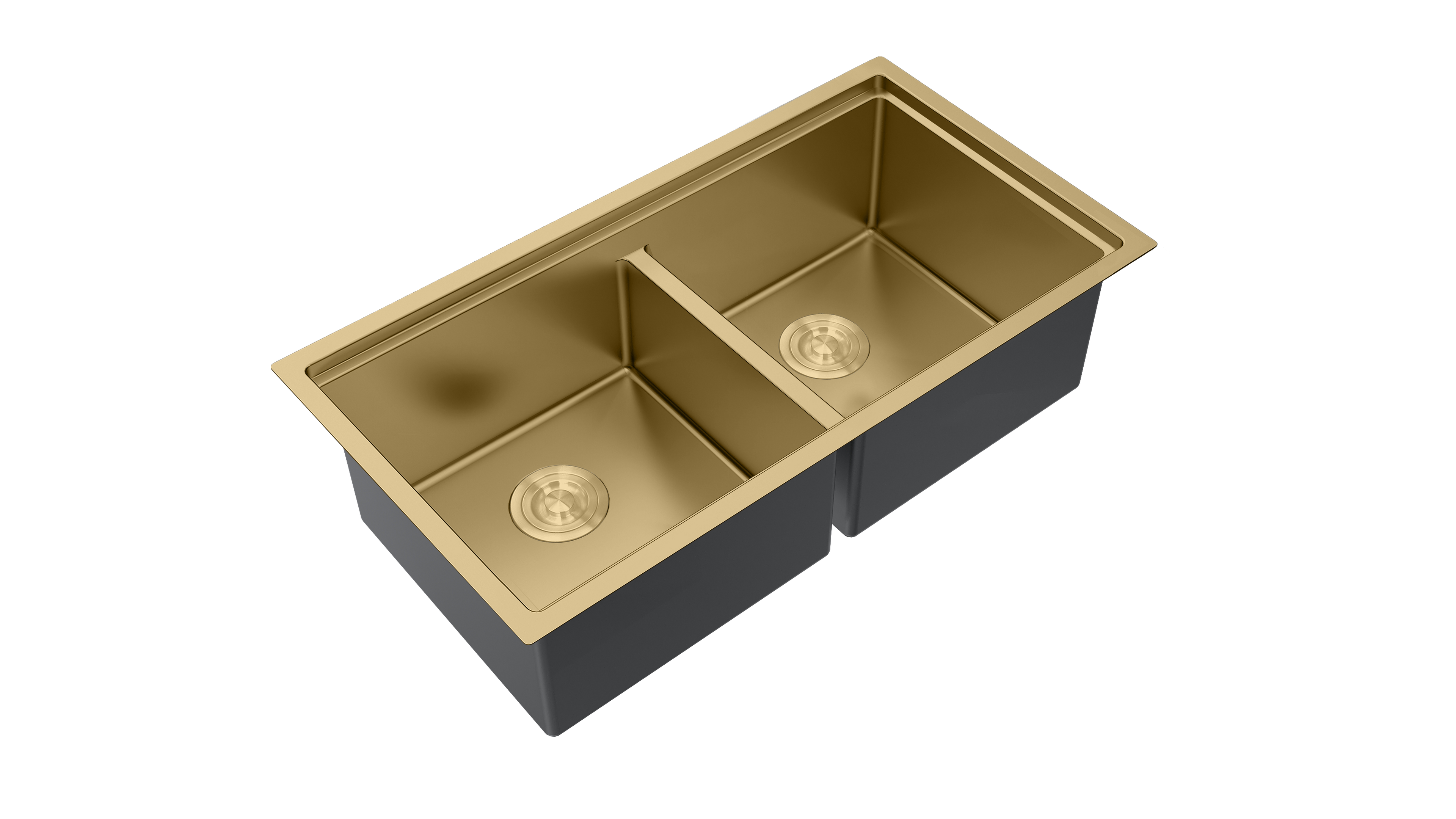 Aquaflo Essence Handcrafted Double Bowl Kitchen Sink KSP23319