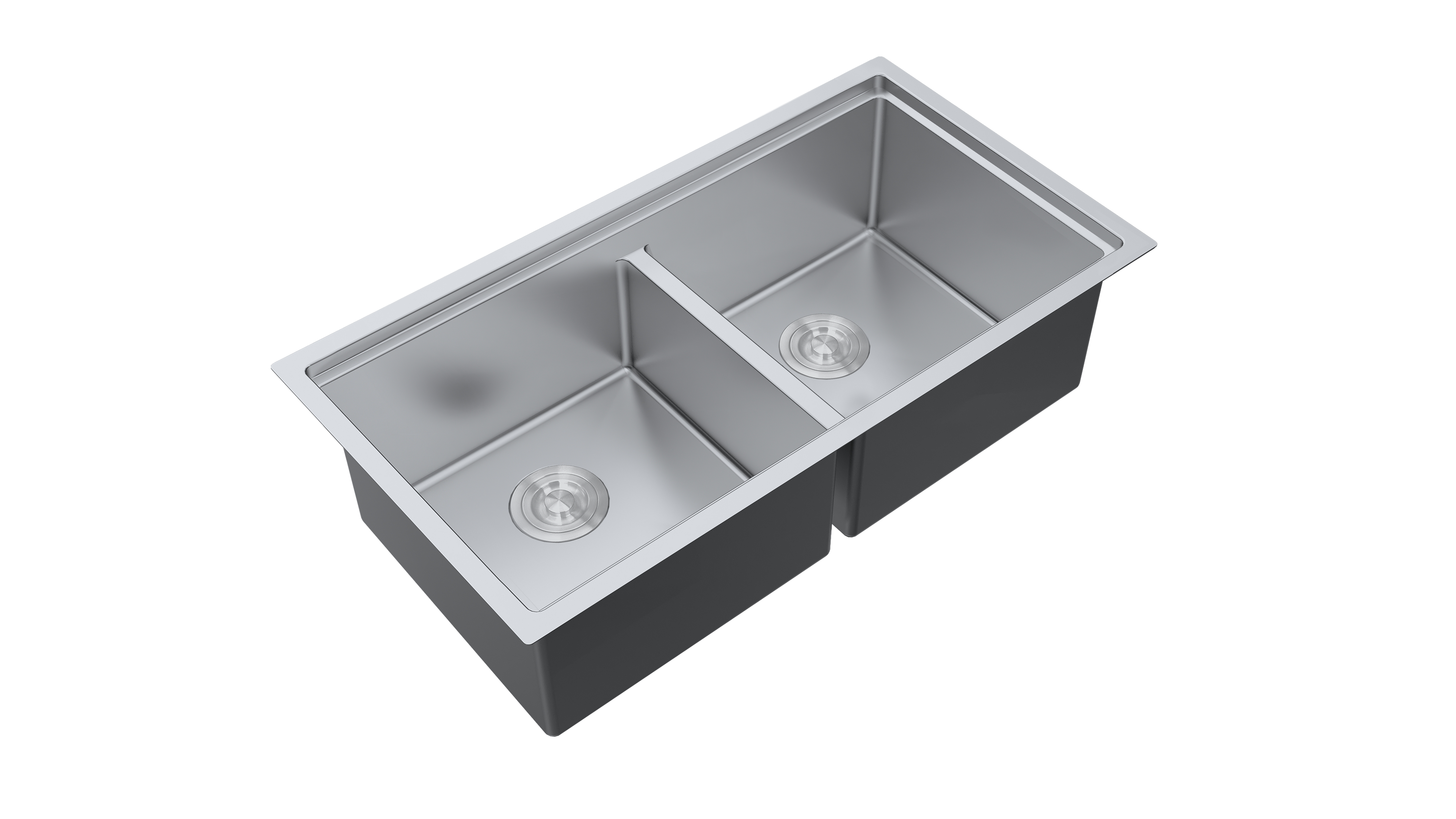 Aquaflo Essence Handcrafted Double Bowl Kitchen Sink KSP23319