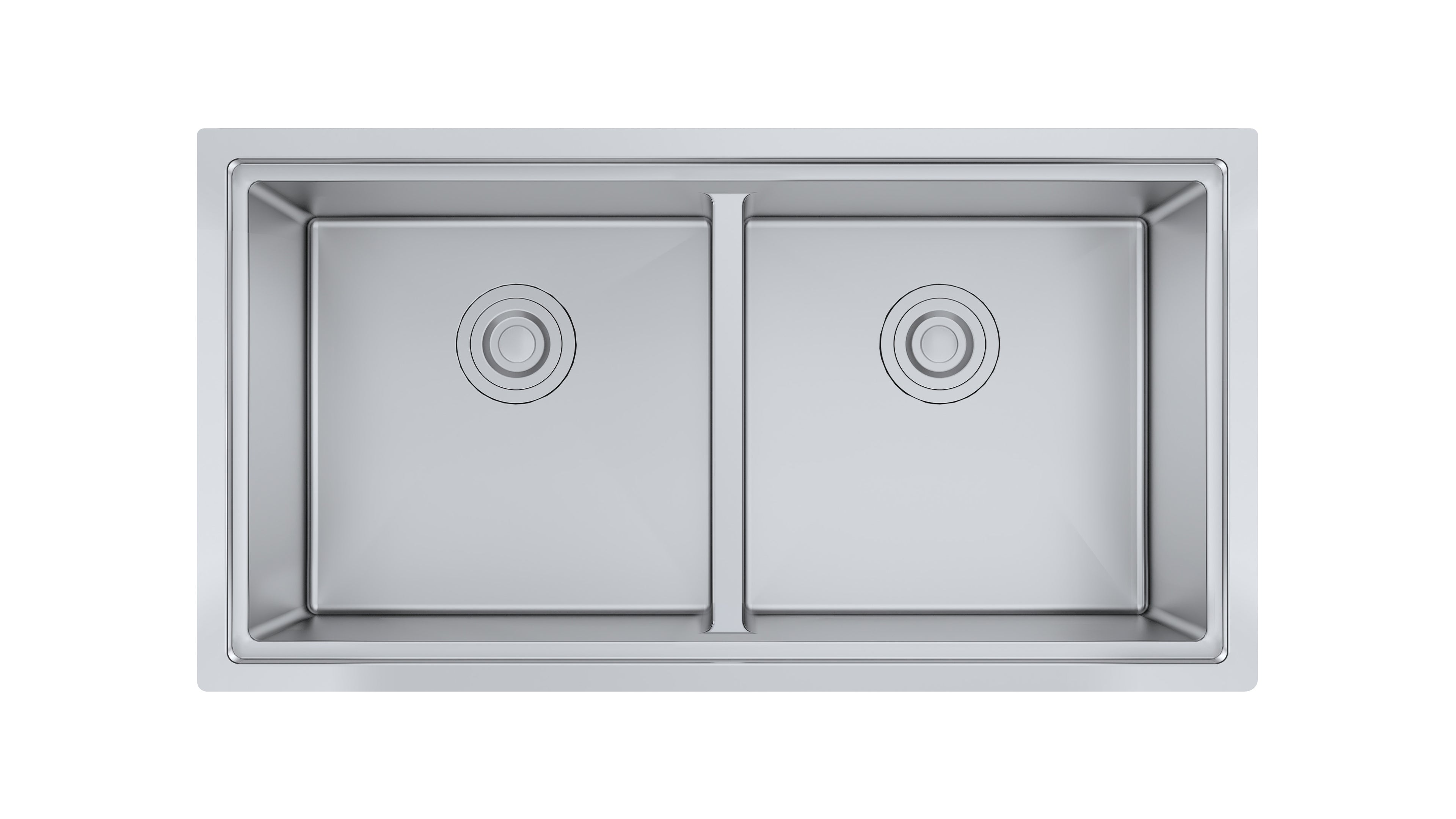 Aquaflo Essence Handcrafted Double Bowl Kitchen Sink KSP23319