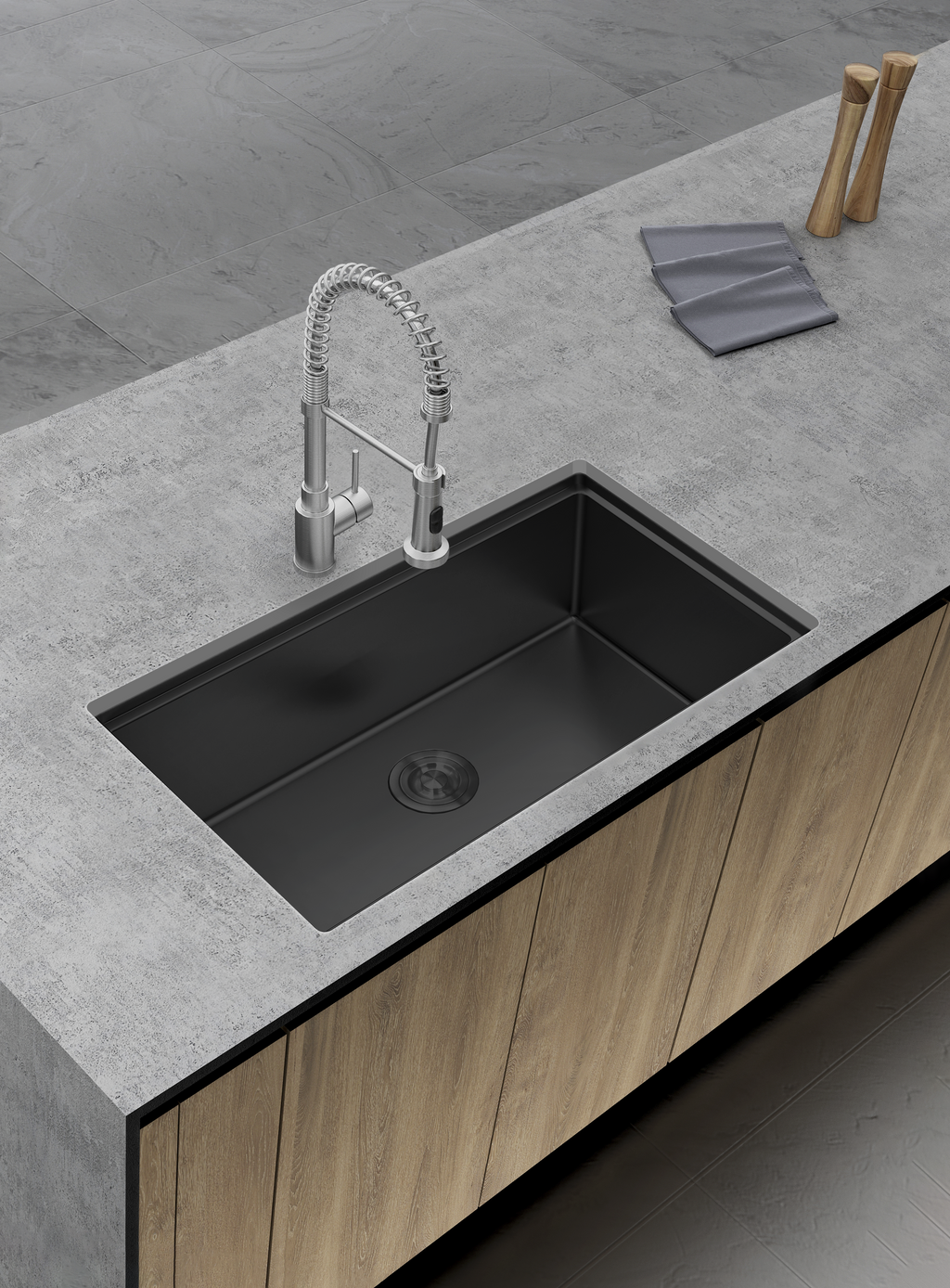 Aquaflo Essence Handcrafted Double Bowl Kitchen Sink KSP3319