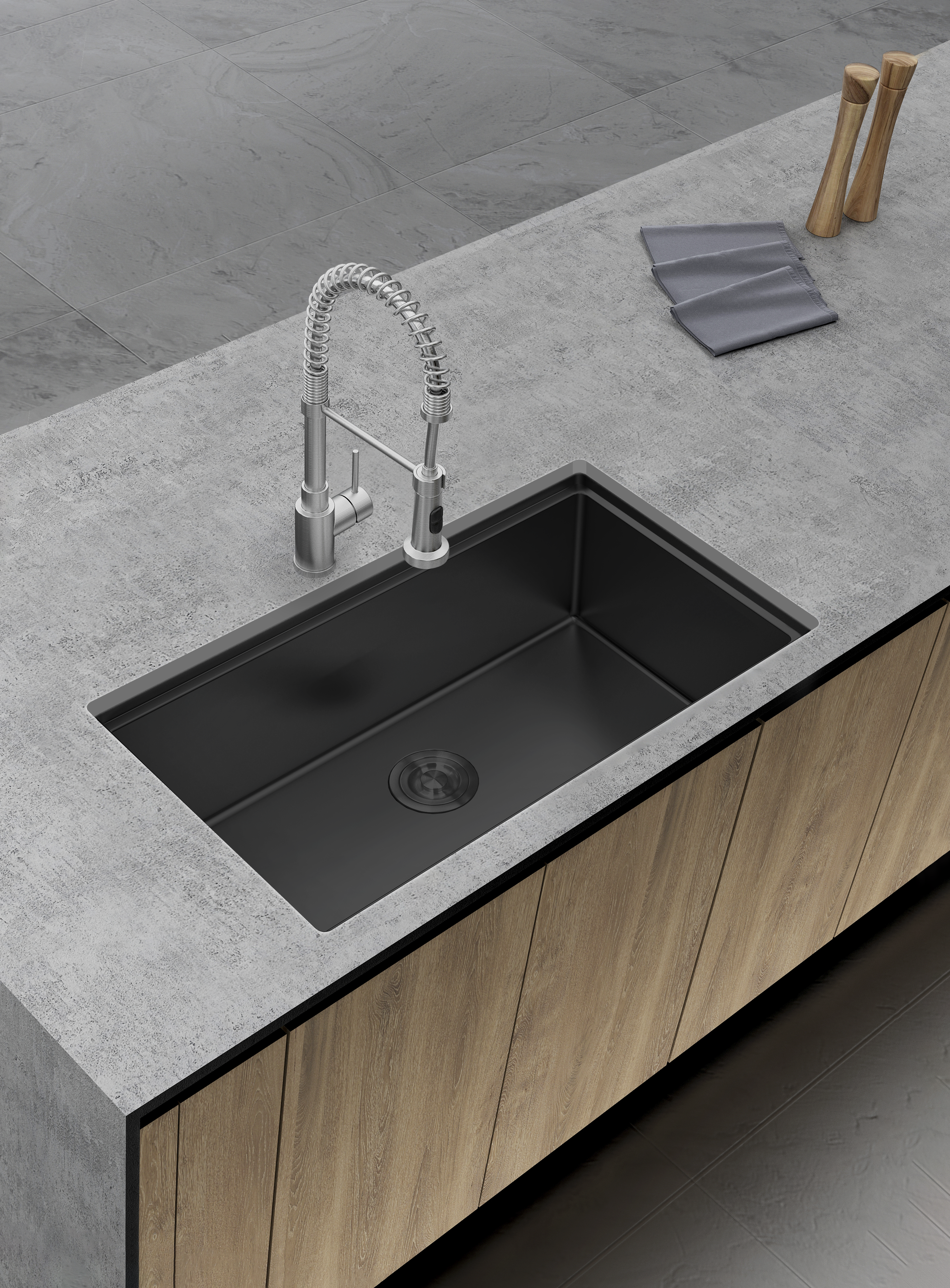 Aquaflo Essence Handcrafted Double Bowl Kitchen Sink KSP3319