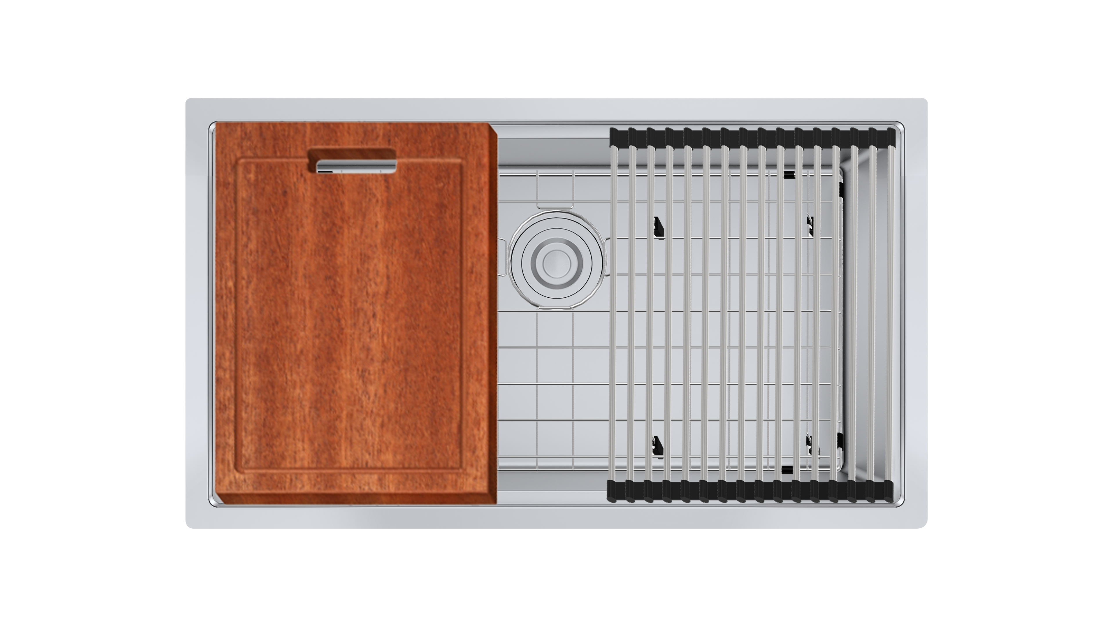 Aquaflo Essence Handcrafted Double Bowl Kitchen Sink KSP3319