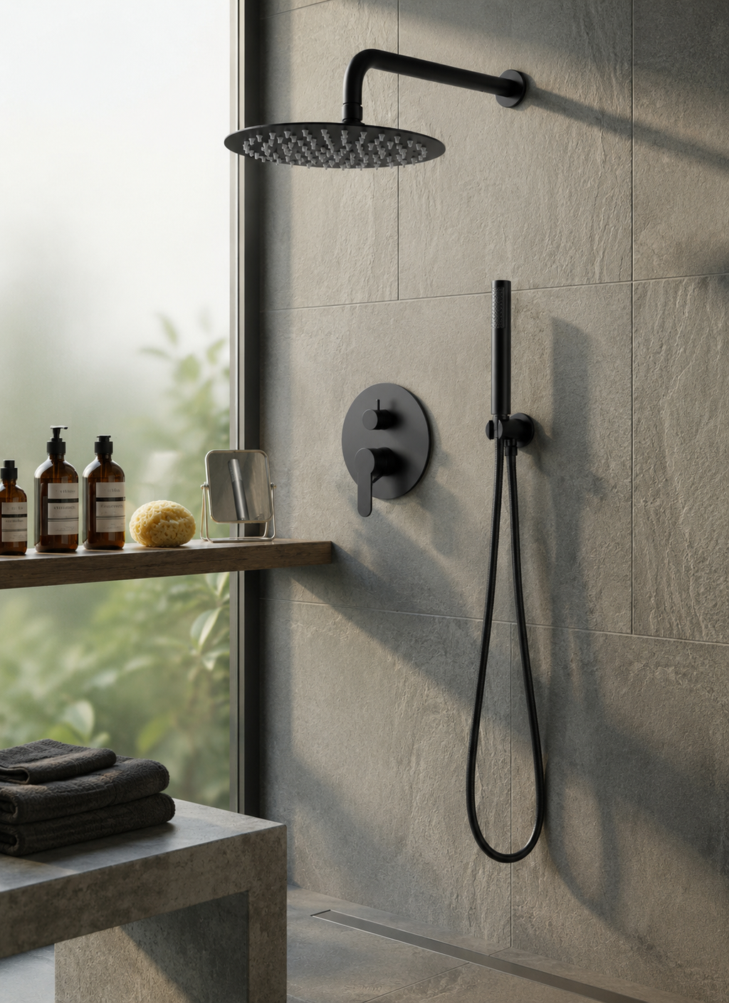 AquafloPro Arco 2-Way Pressure Balance Shower System