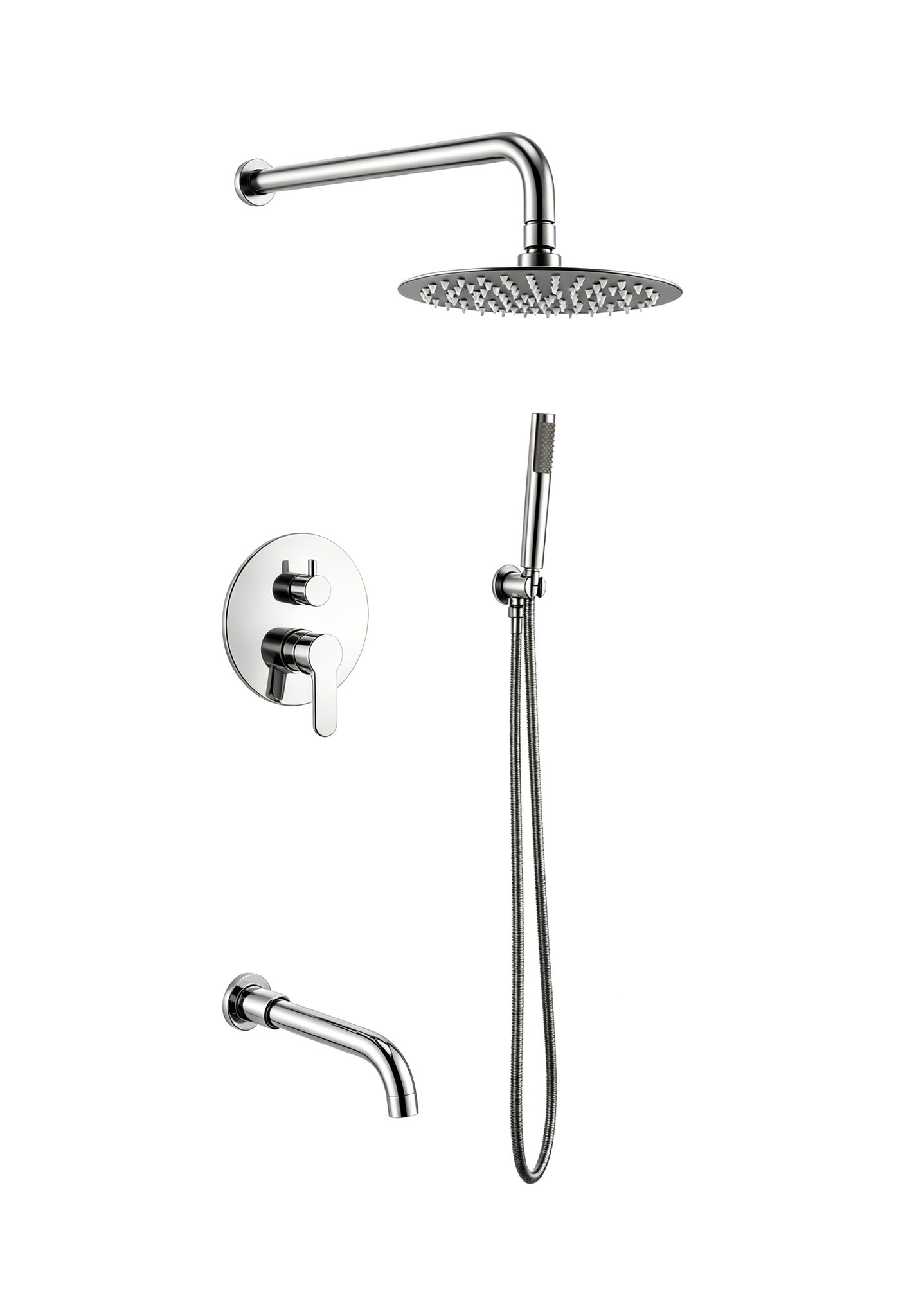 AquafloPro Arco 3-Way Pressure Balance Shower System