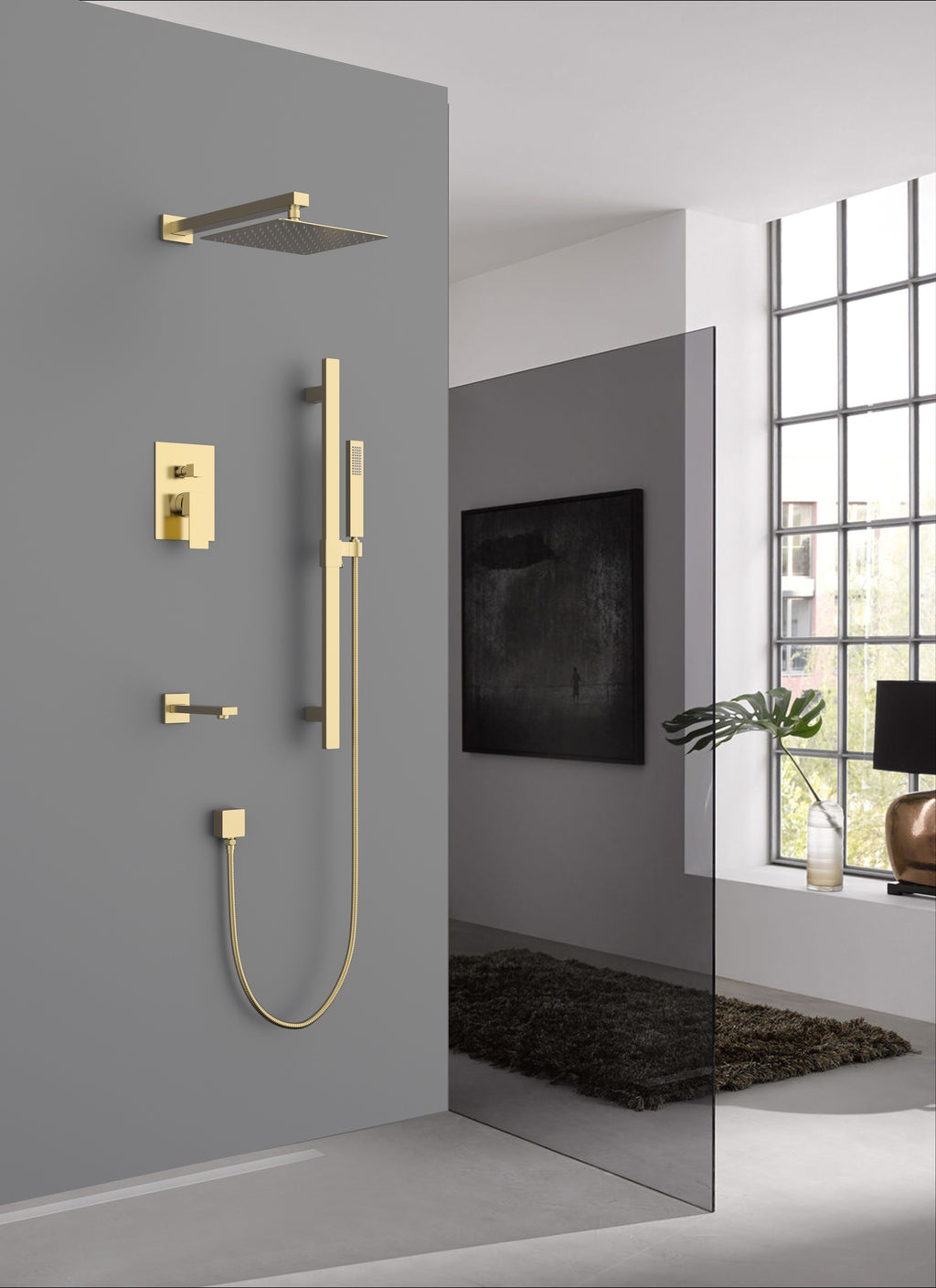 Aquaflo Kent 3-Way Pressure Balance Shower System