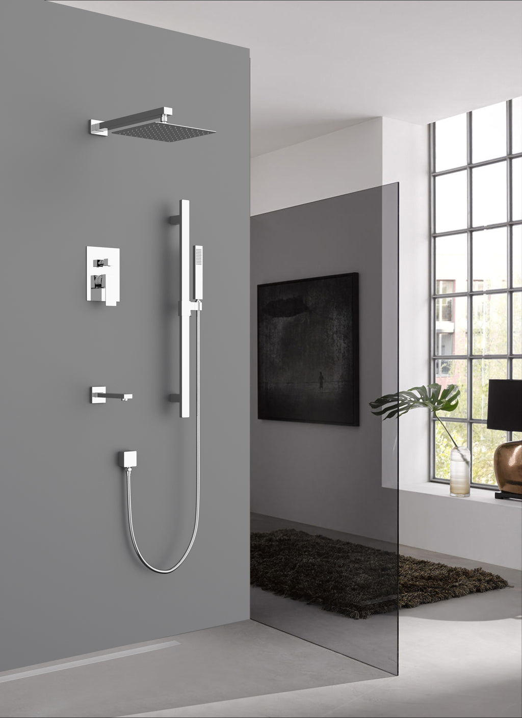 Aquaflo Kent 3-Way Pressure Balance Shower System