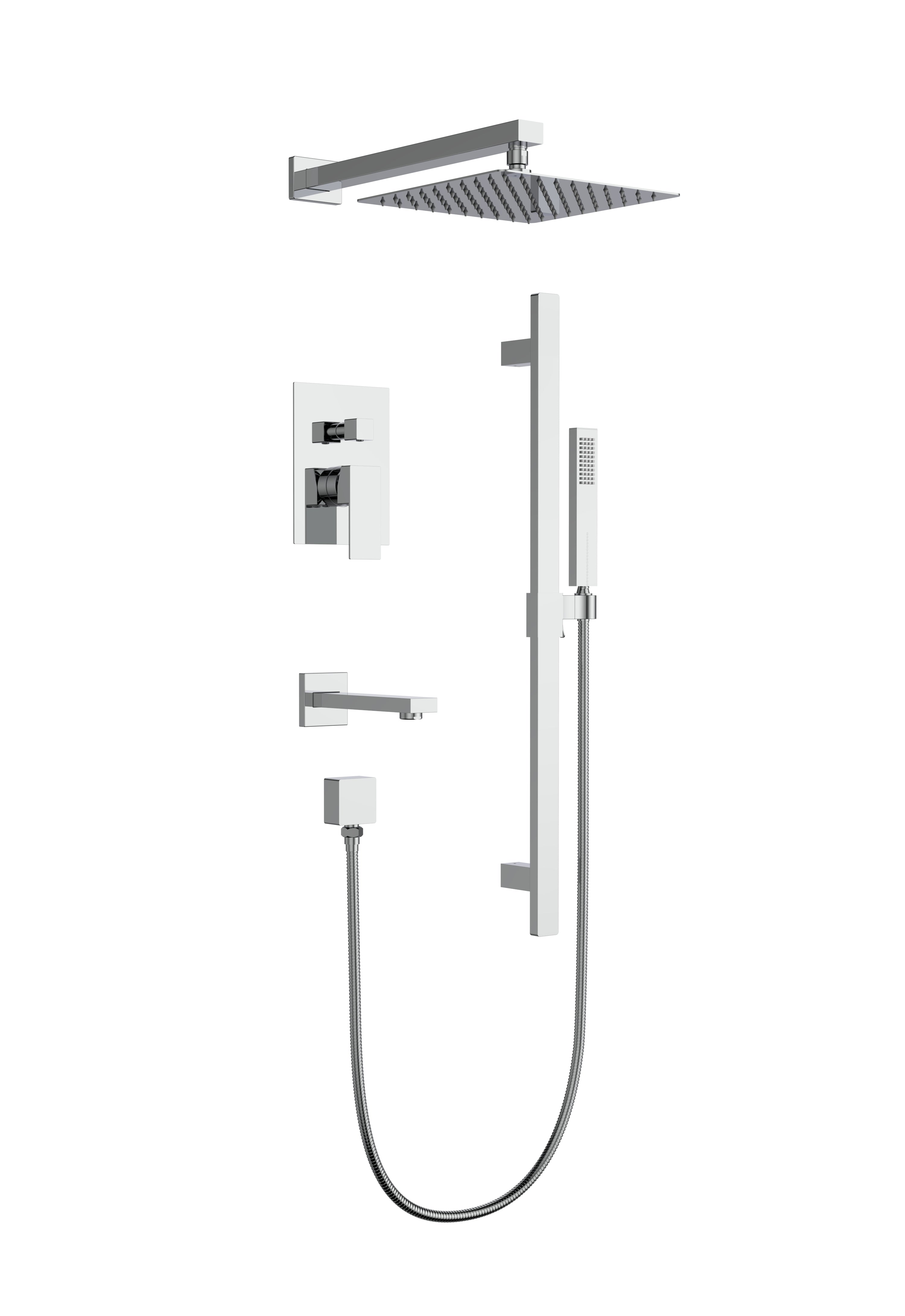 Aquaflo Kent 3-Way Pressure Balance Shower System