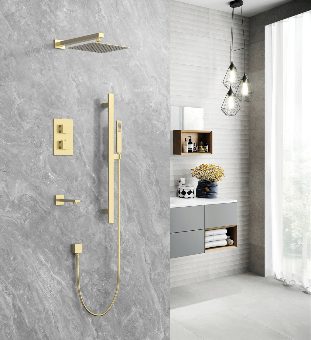 Aquaflo Kent 3-Way Thermostatic Shower System