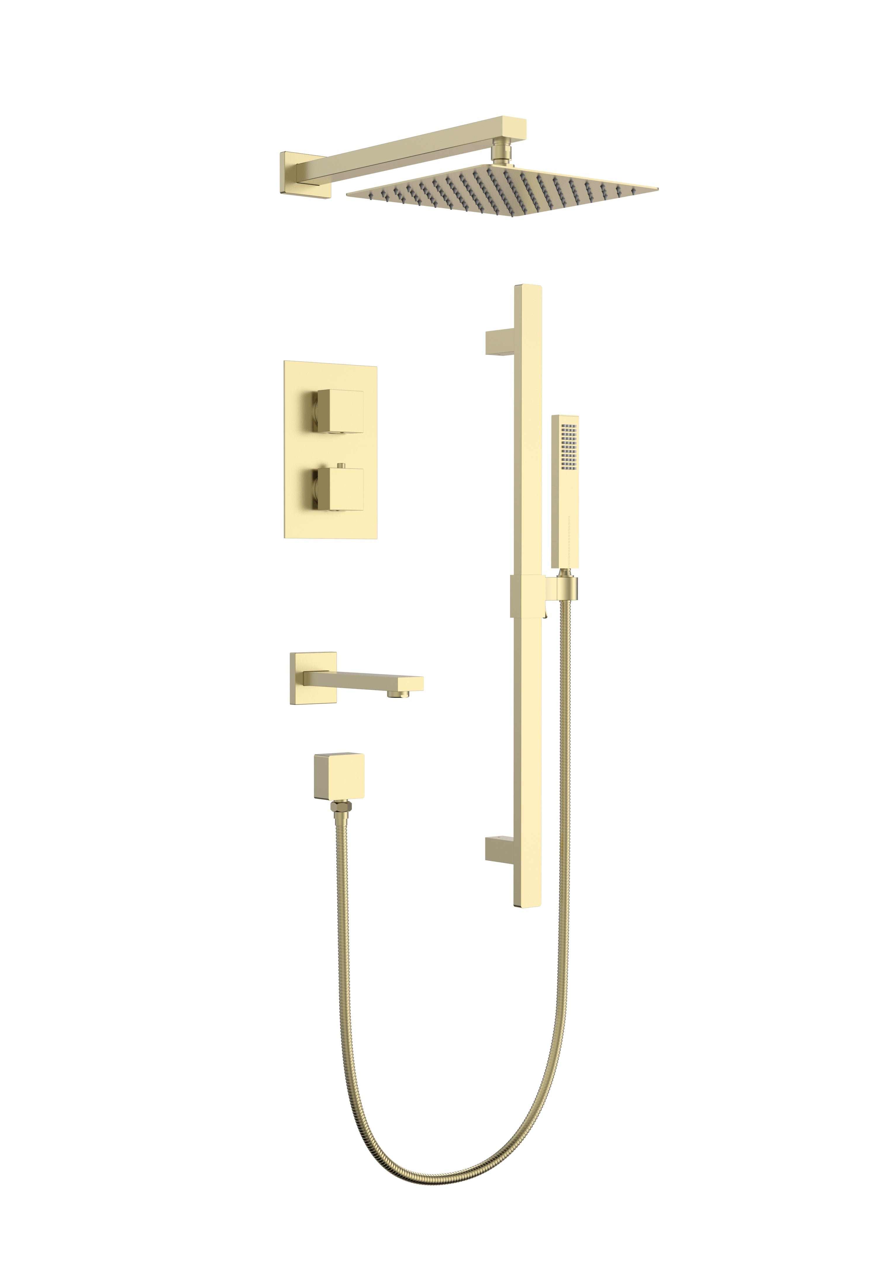 Aquaflo Kent 3-Way Thermostatic Shower System