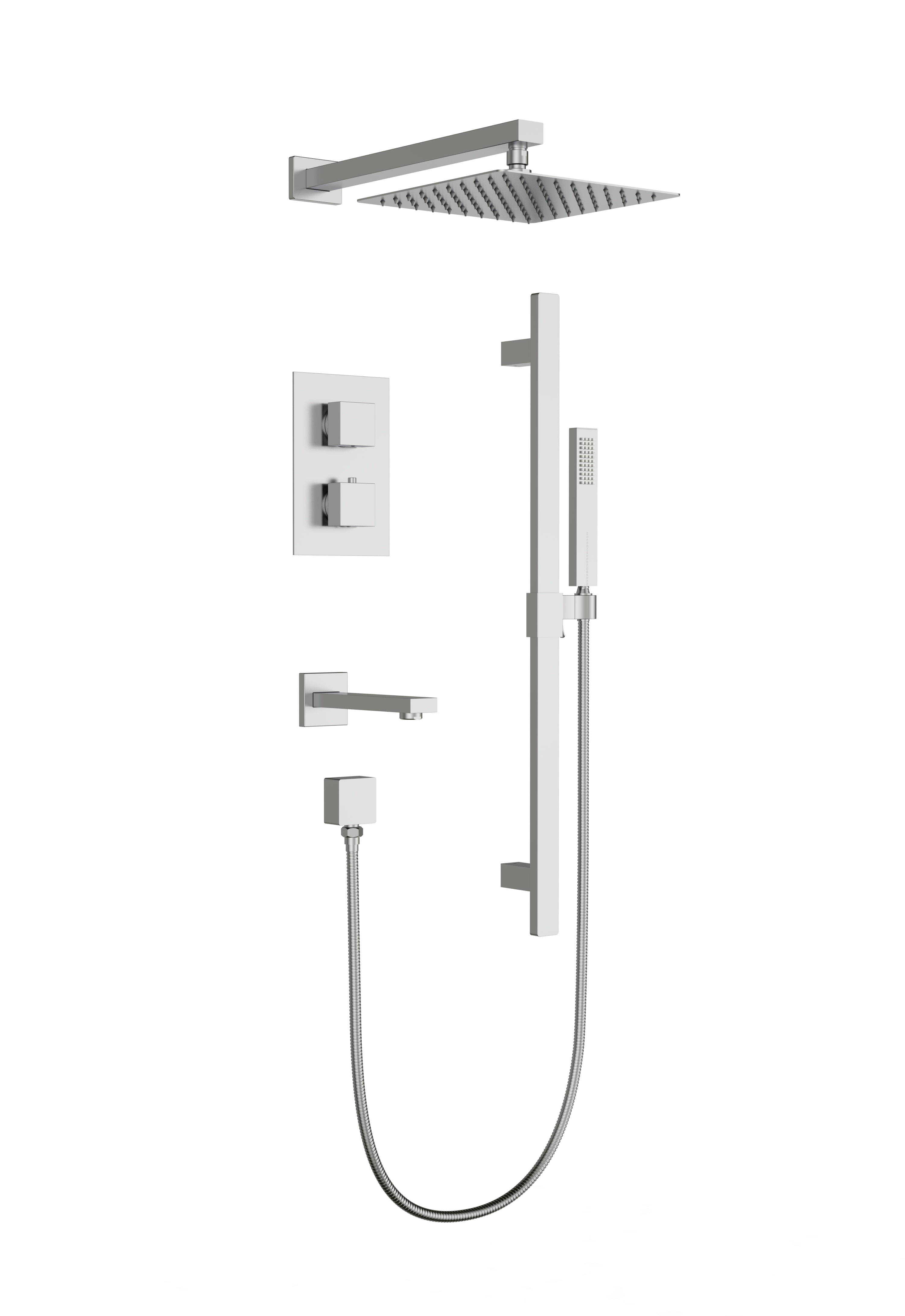 Aquaflo Kent 3-Way Thermostatic Shower System