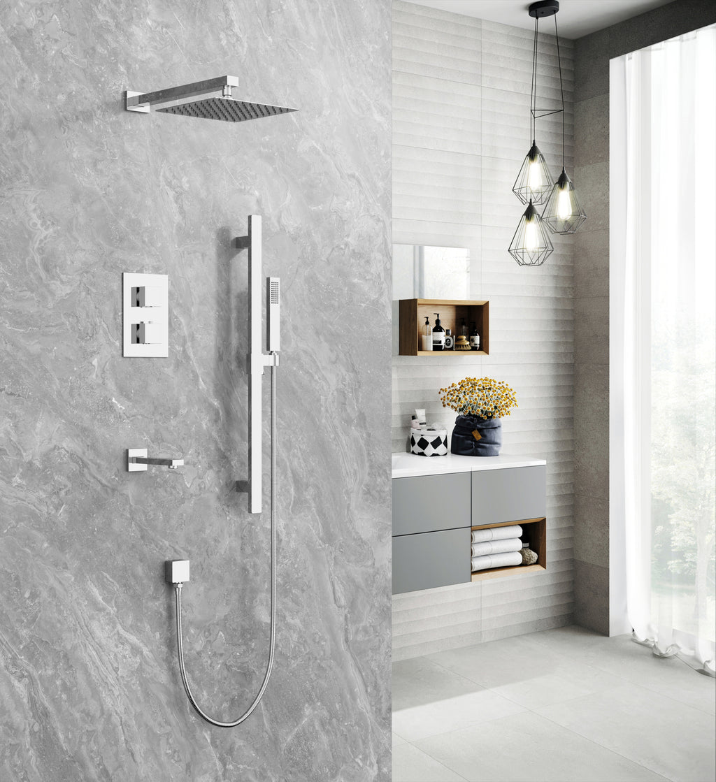 Aquaflo Kent 3-Way Thermostatic Shower System