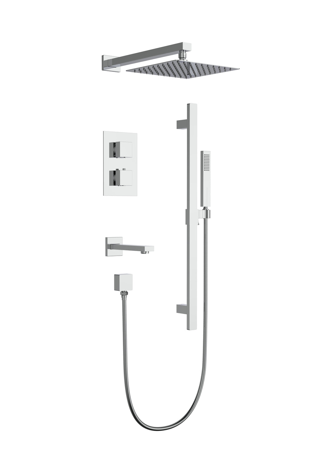 Aquaflo Kent 3-Way Thermostatic Shower System