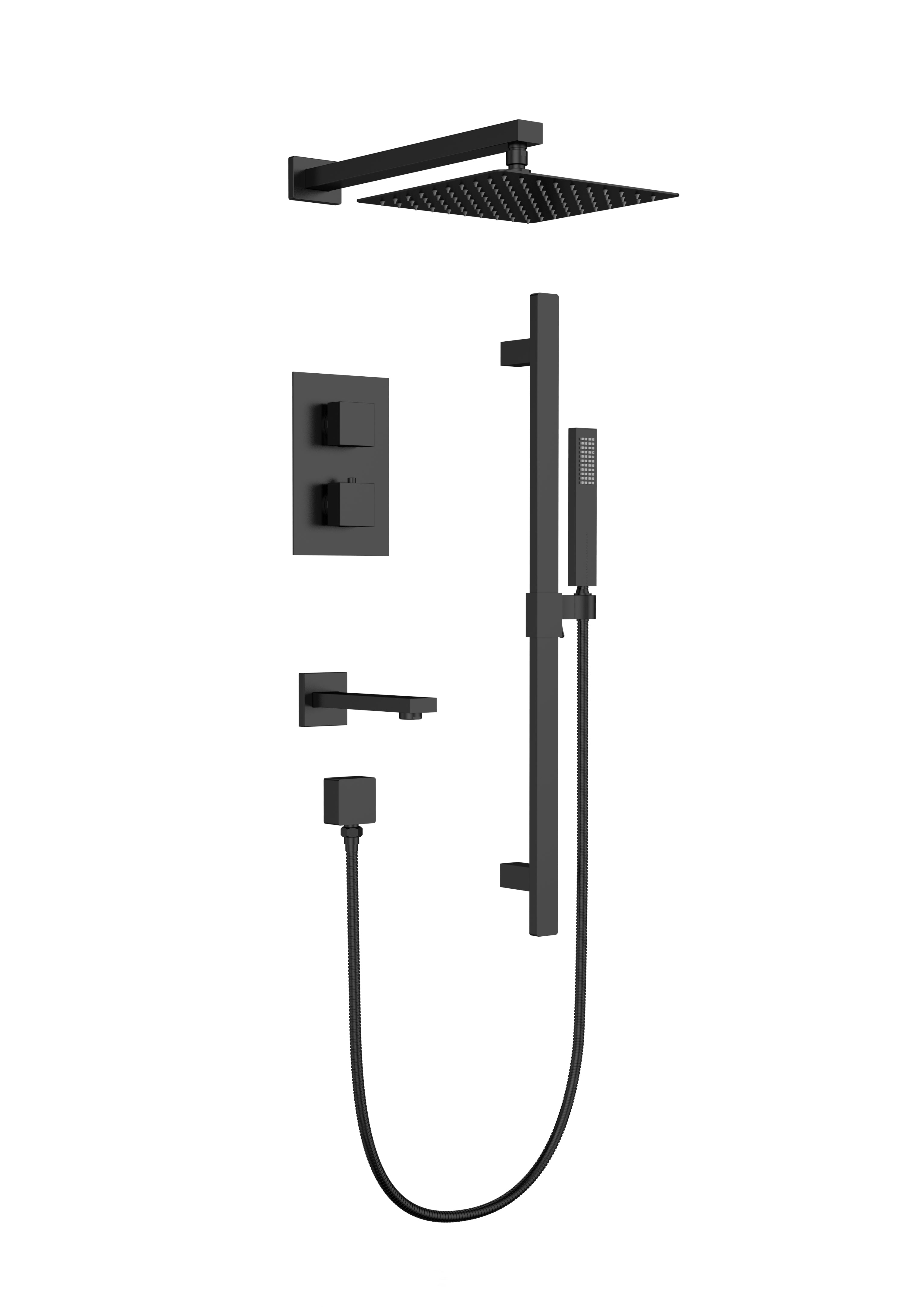Aquaflo Kent 3-Way Thermostatic Shower System
