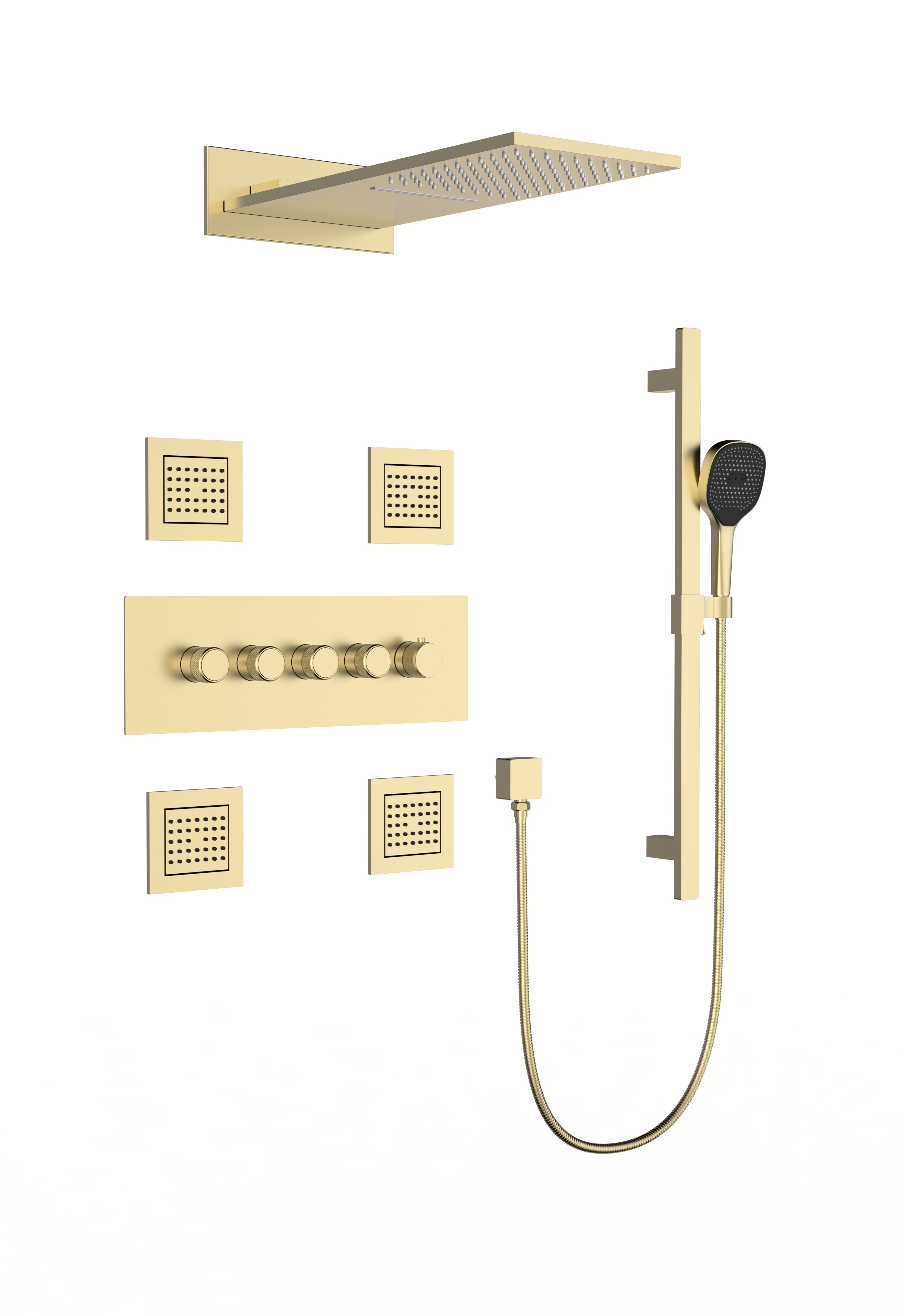 Opulence 3-Way Thermostatic Shower System