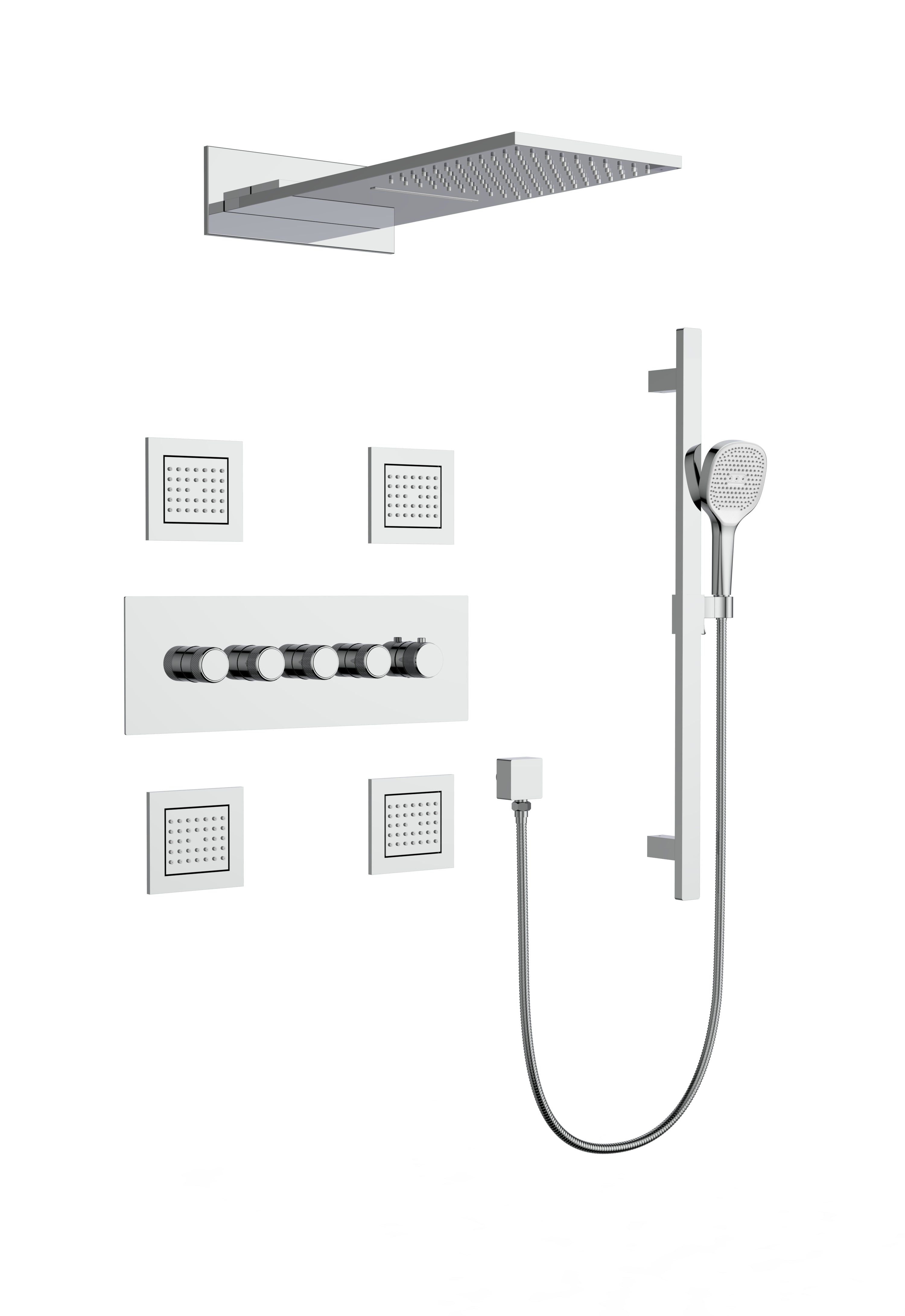 Opulence 3-Way Thermostatic Shower System