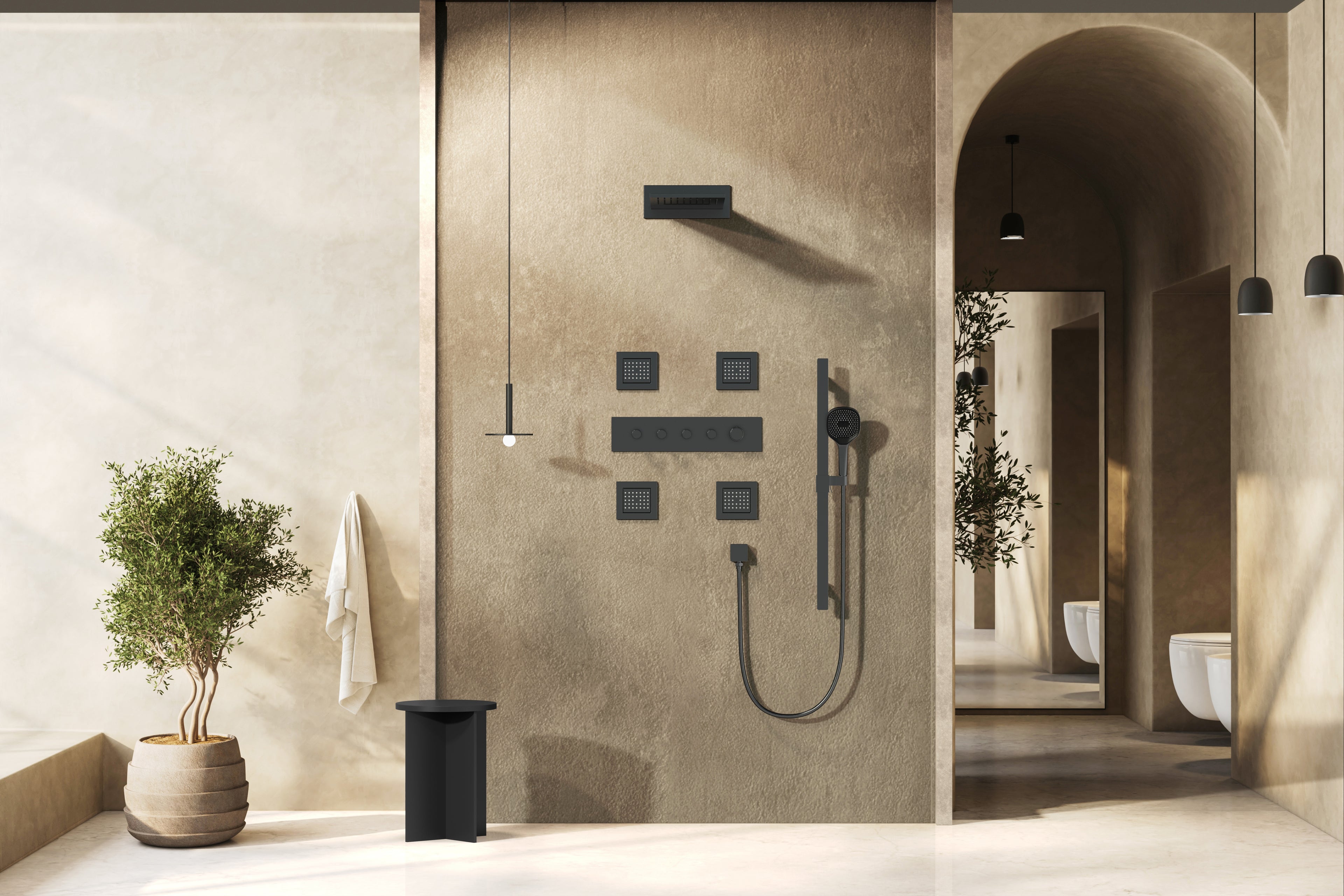 Opulence 3-Way Thermostatic Shower System
