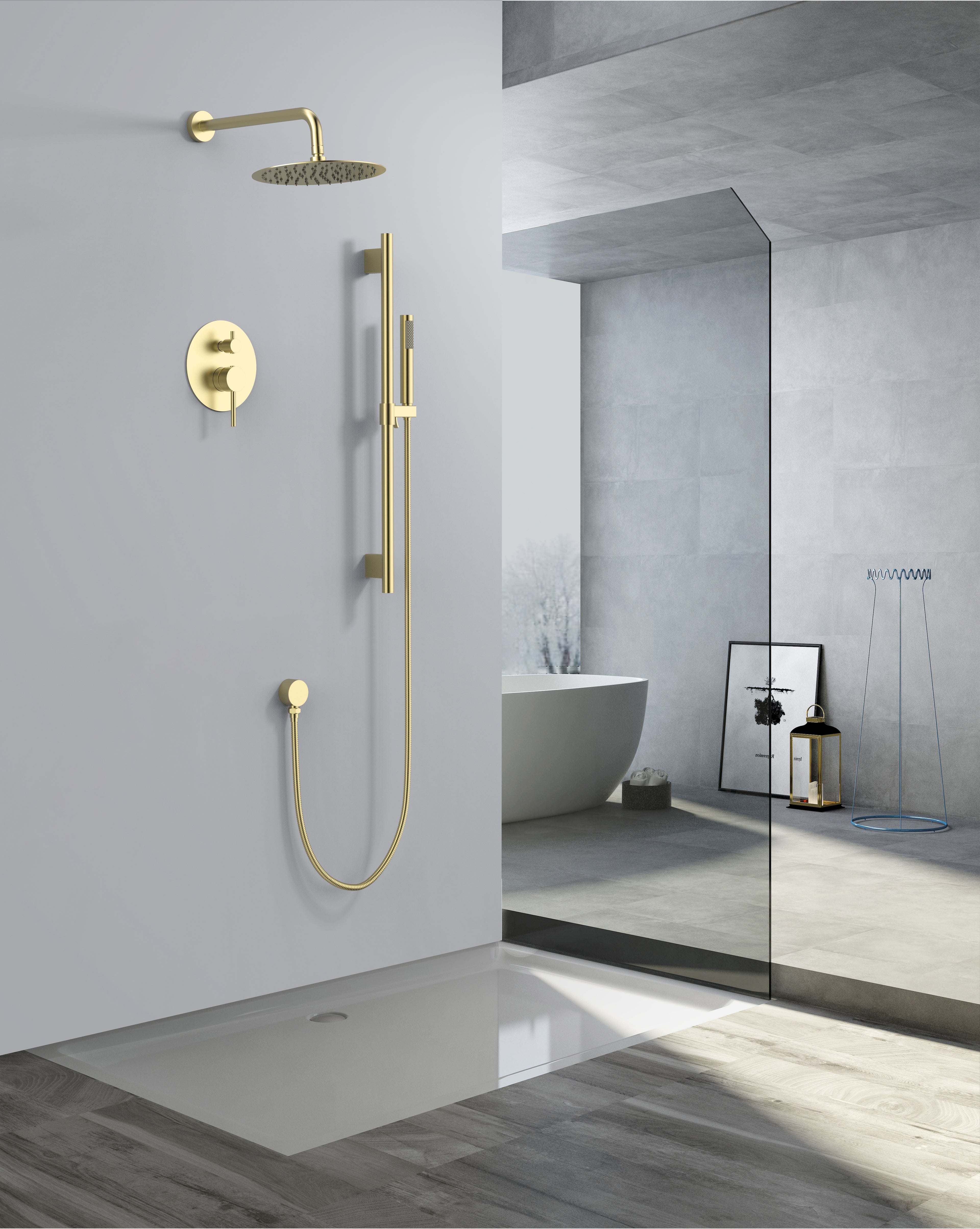 Aquaflo Rund 2-Way Pressure Balance Shower System