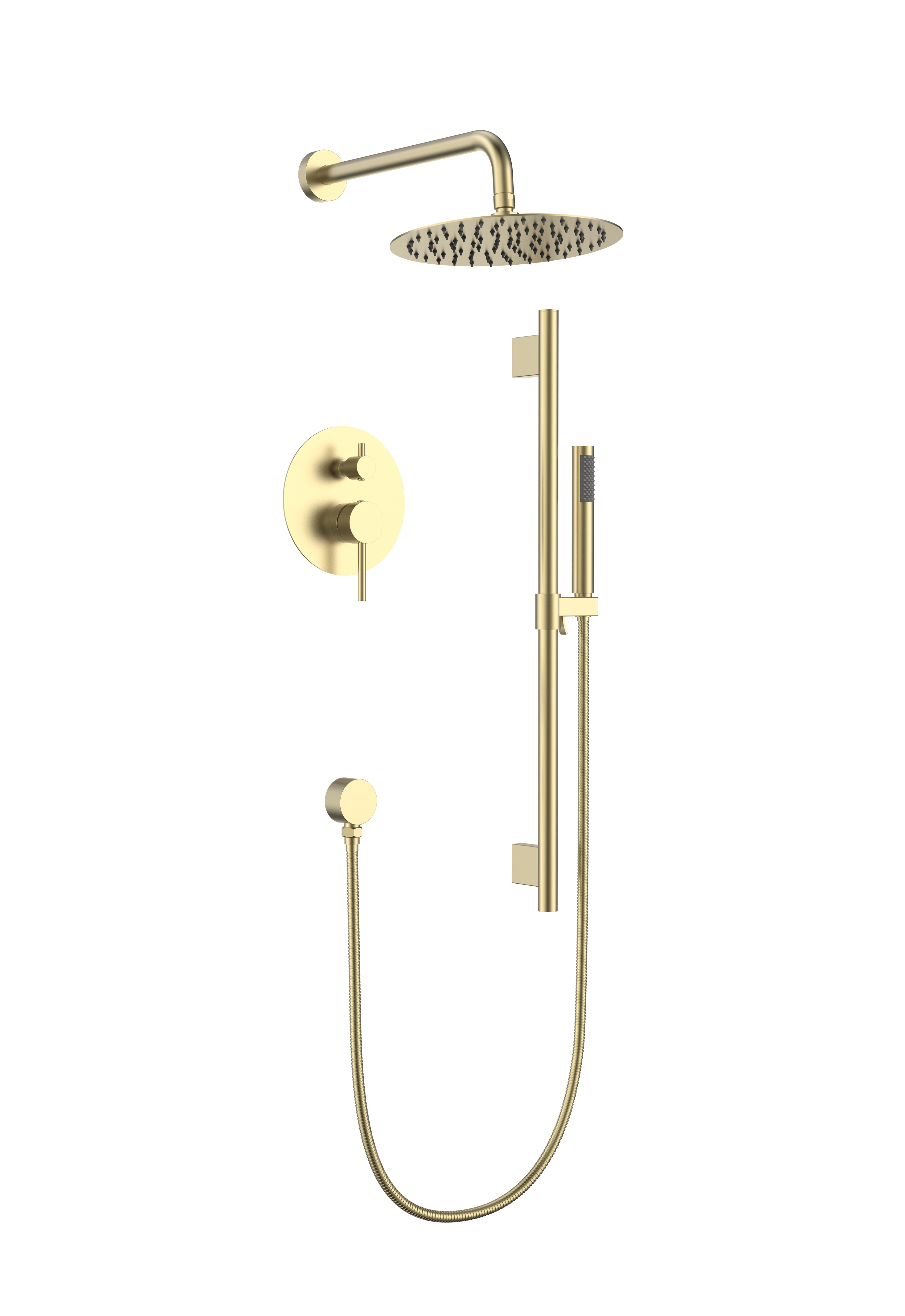 Aquaflo Rund 2-Way Pressure Balance Shower System