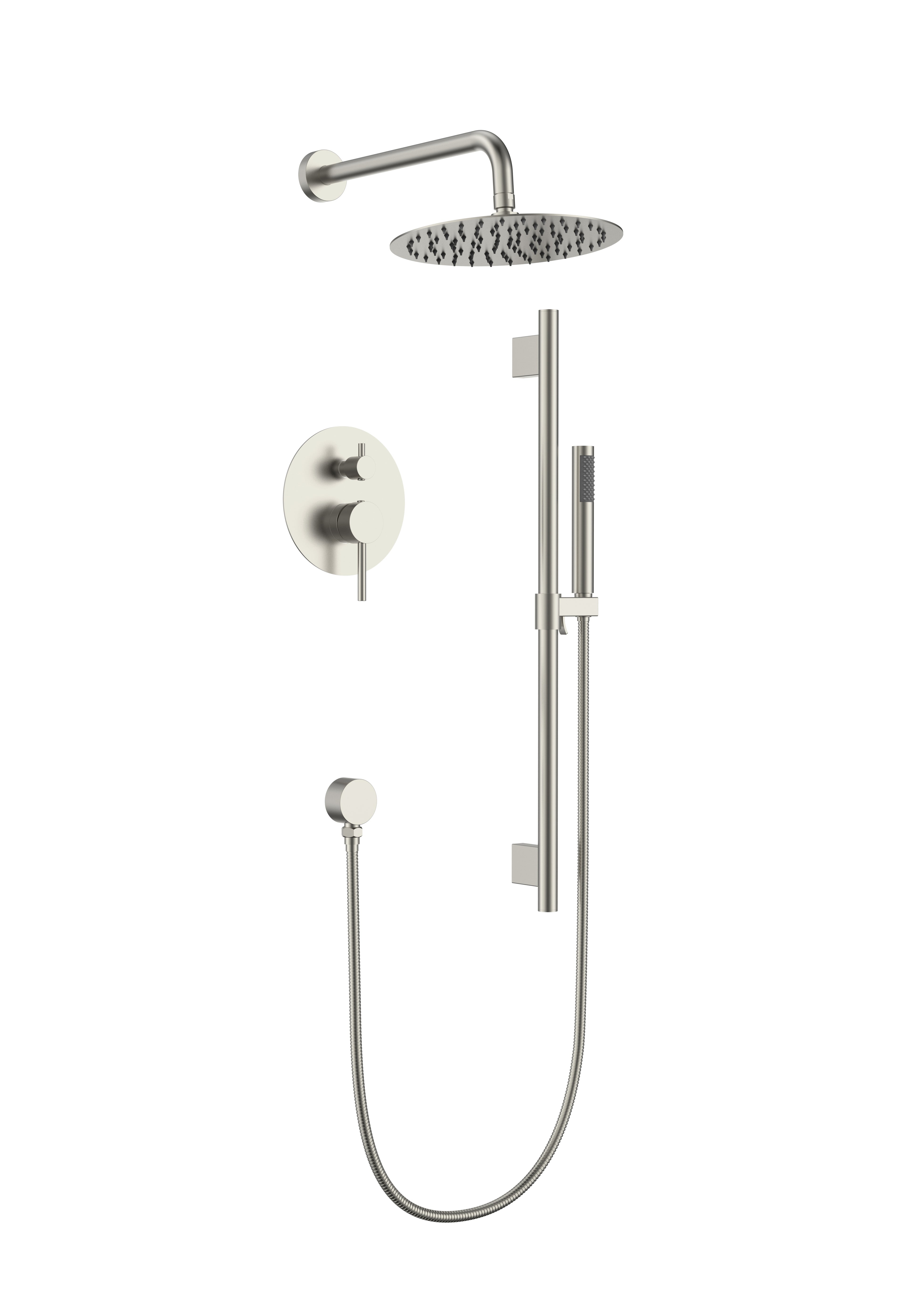 Aquaflo Rund 2-Way Pressure Balance Shower System