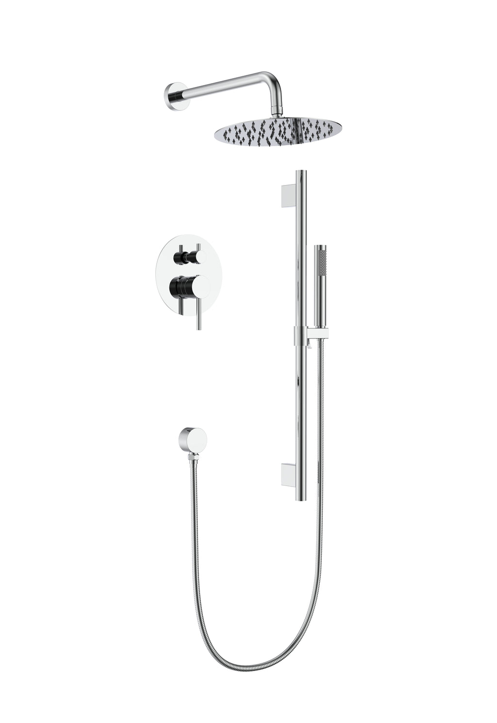 Aquaflo Rund 2-Way Pressure Balance Shower System
