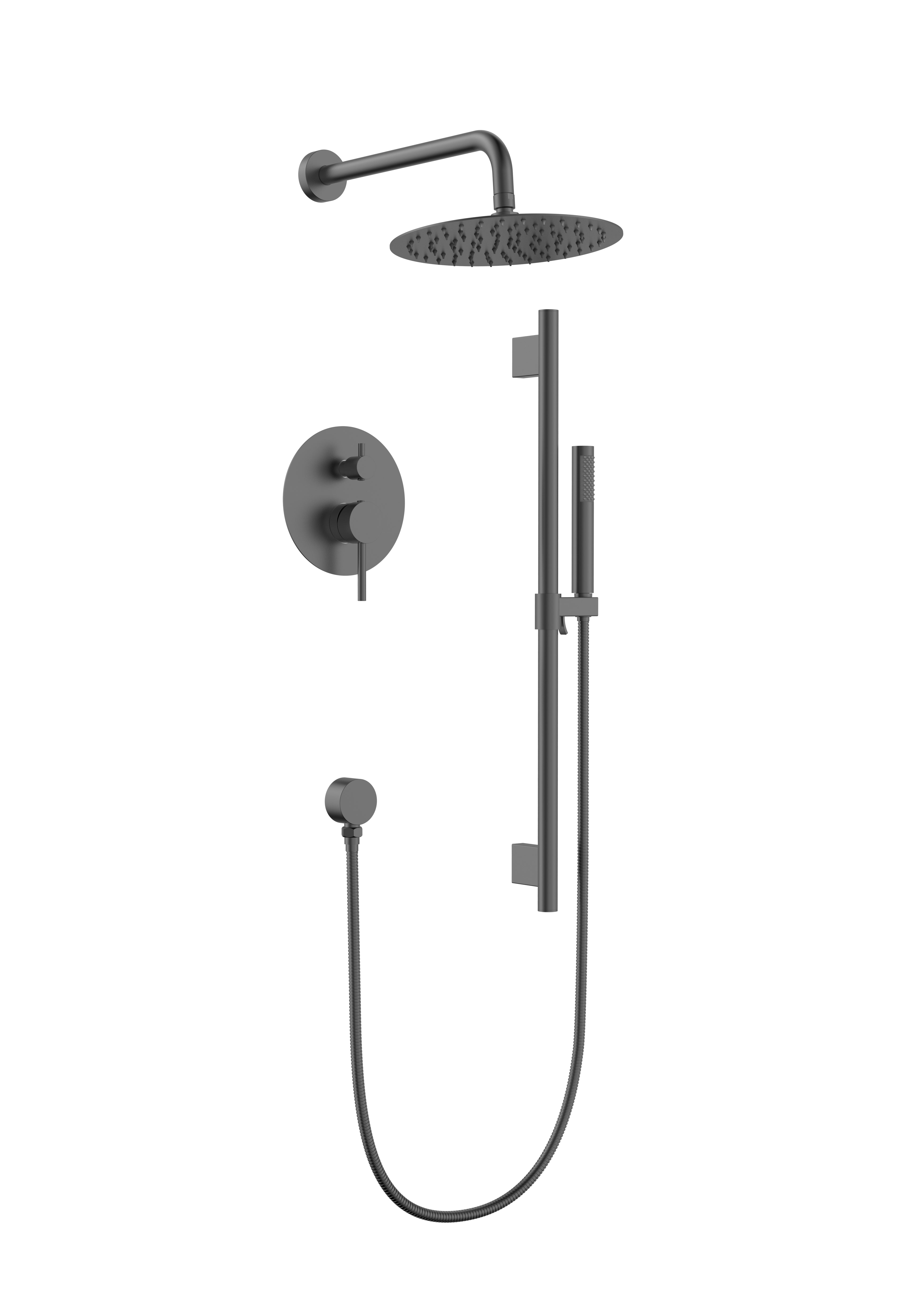 Aquaflo Rund 2-Way Pressure Balance Shower System