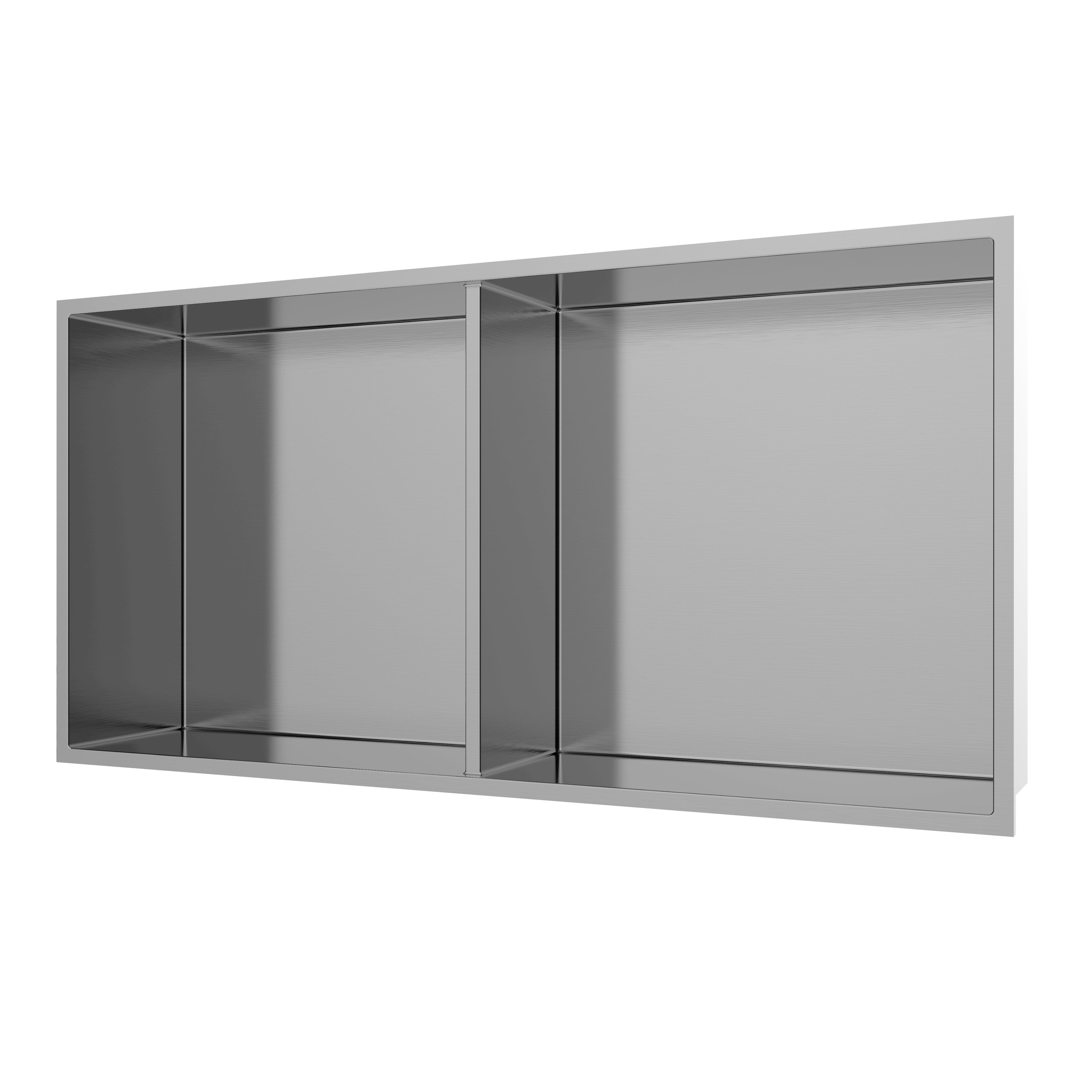 Aquaflo Stainless Steel Shower Niche