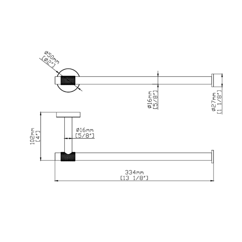 Aquaflo Dia Towel Holder THD24