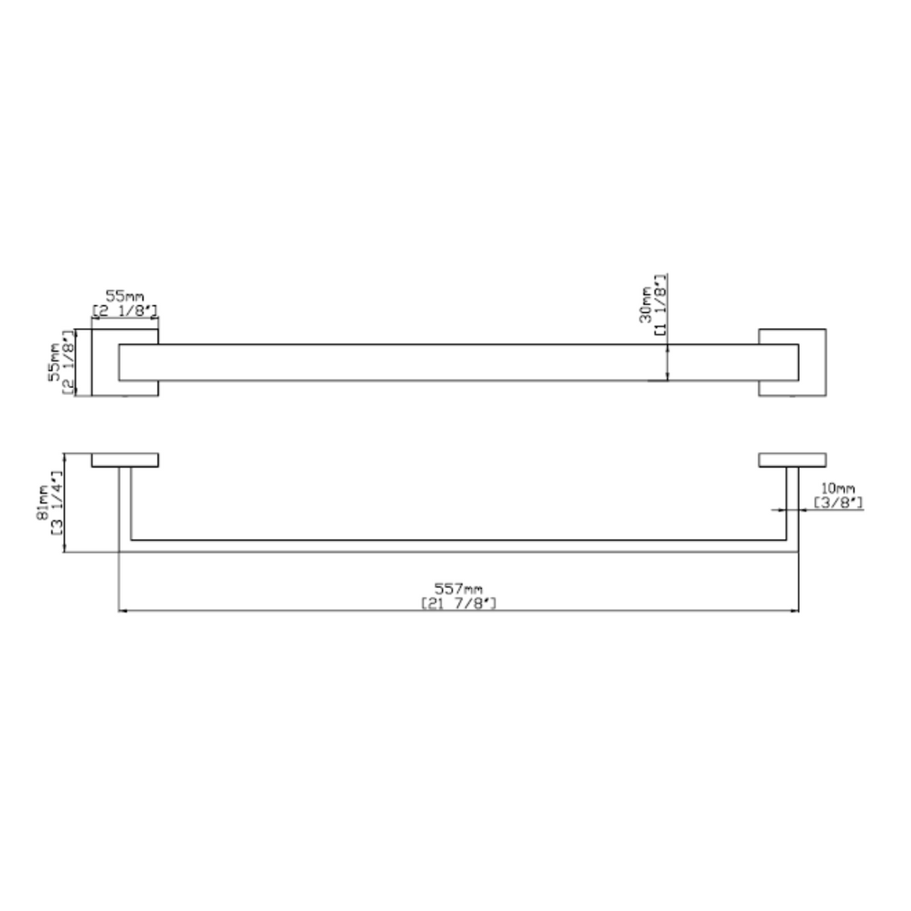 Aquaflo Kent 24” Towel Bar TBK24