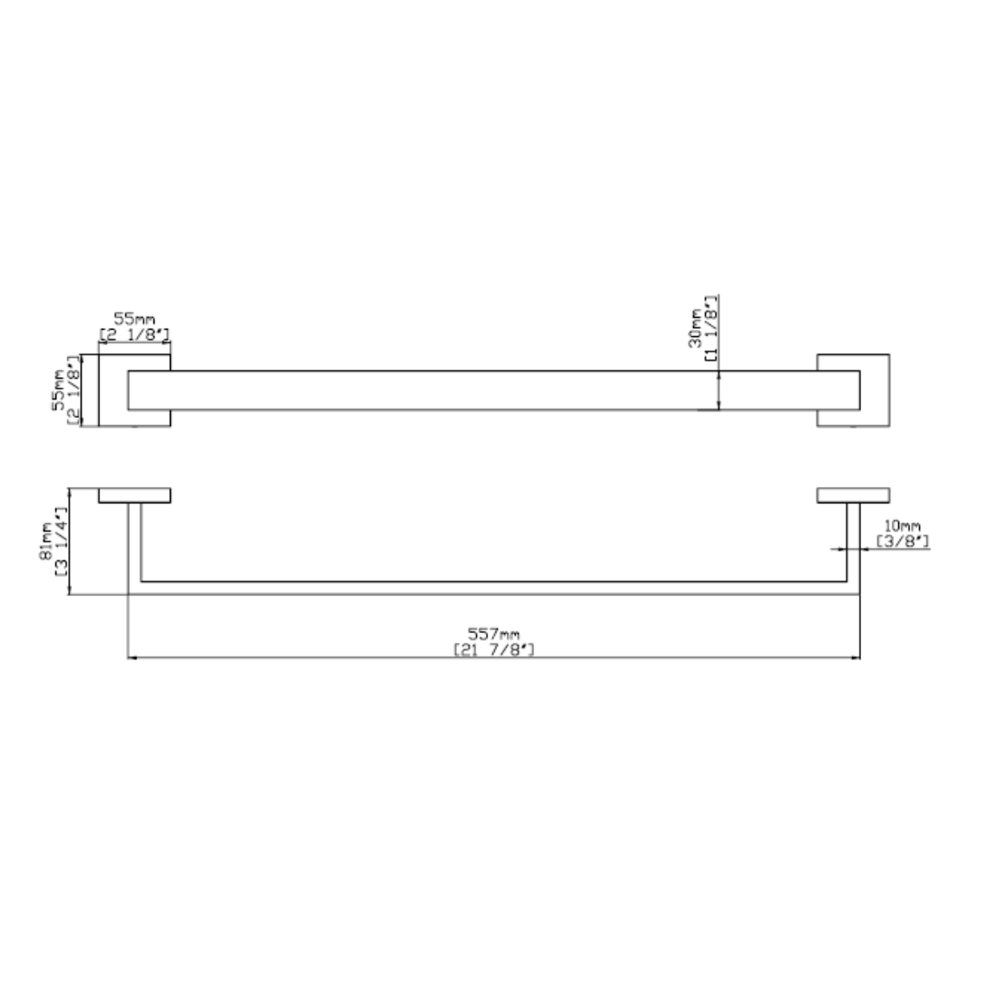 Aquaflo Kent 24” Towel Bar TBK24