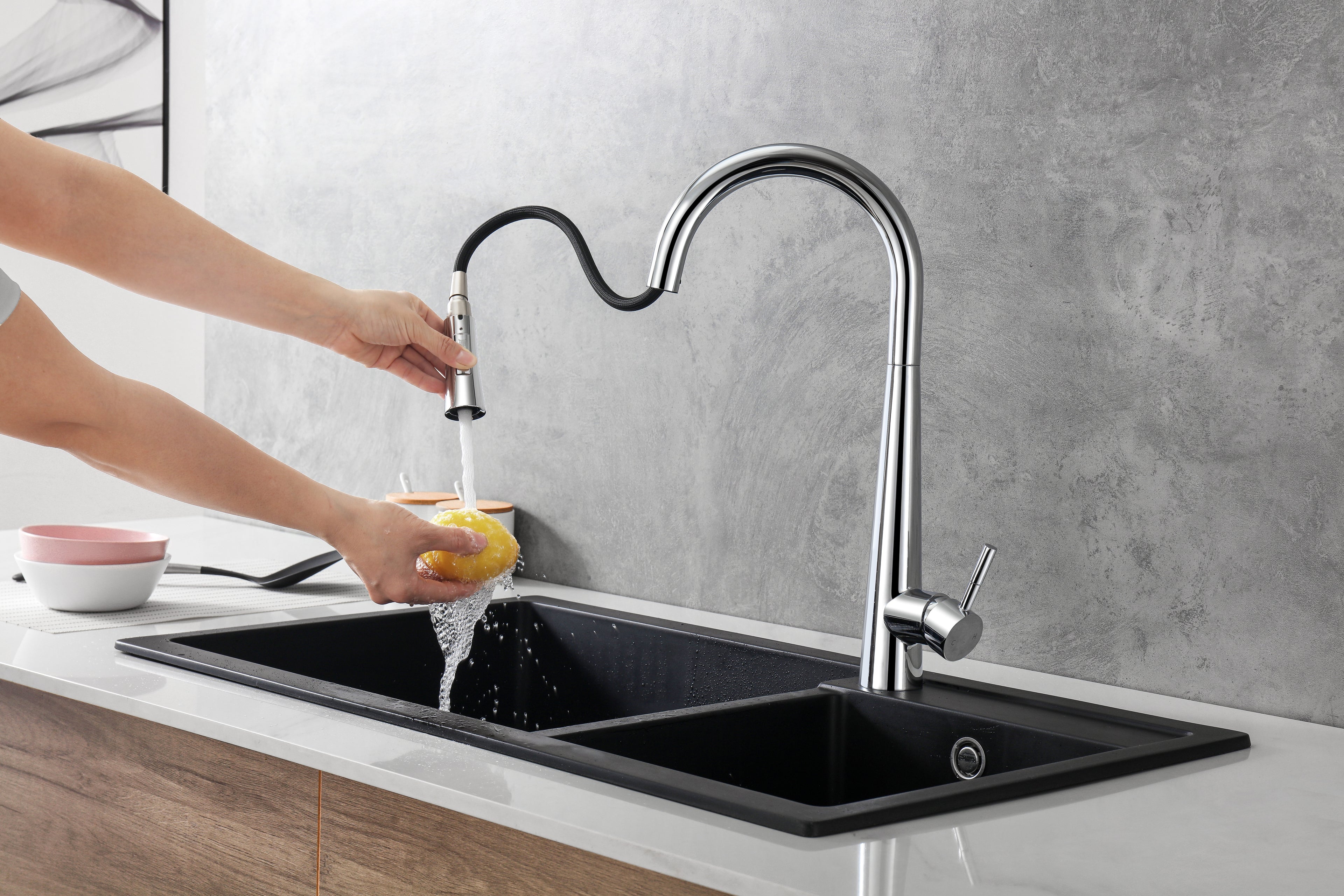 Aquaflo Echo Pull-Down Kitchen Faucet